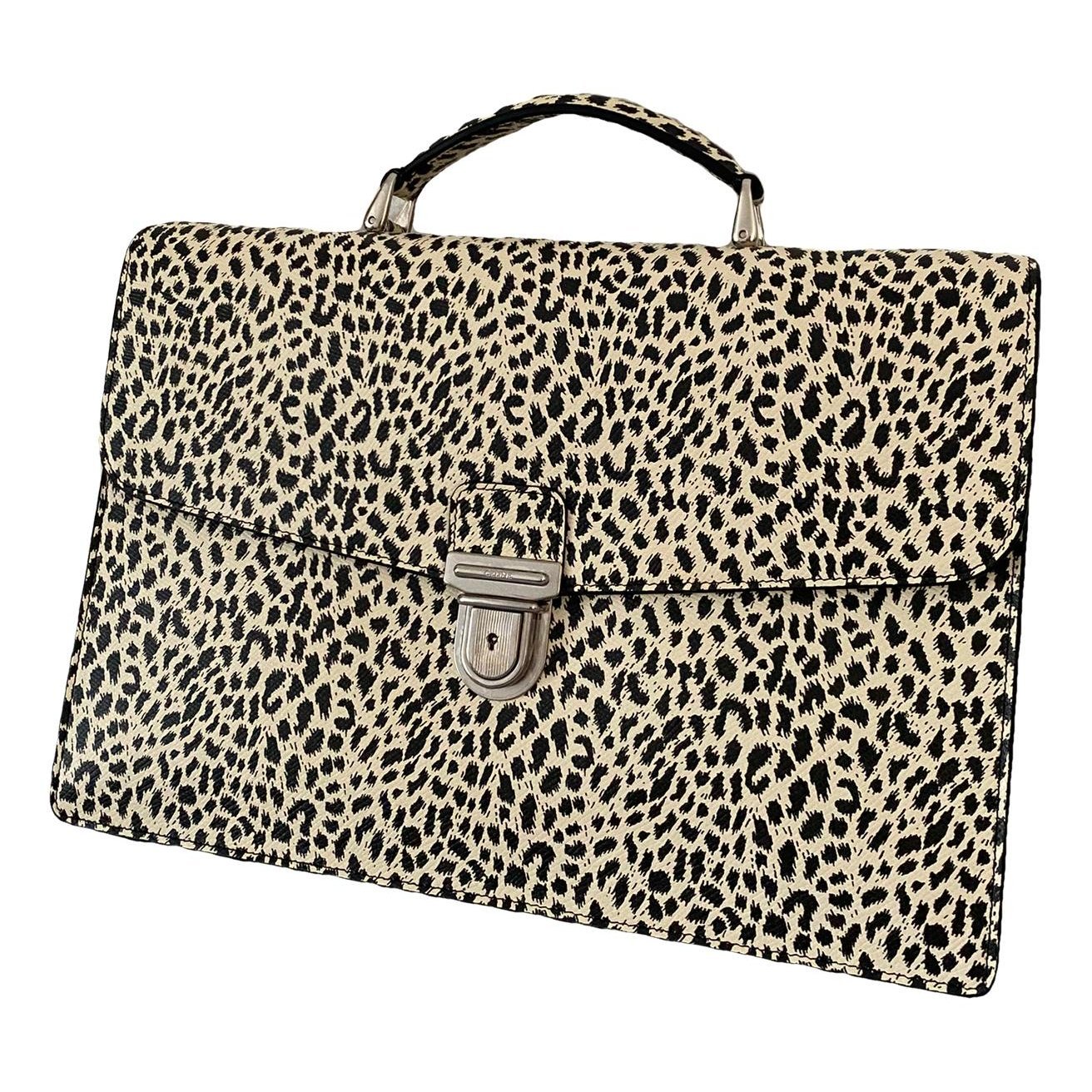 Leather satchel