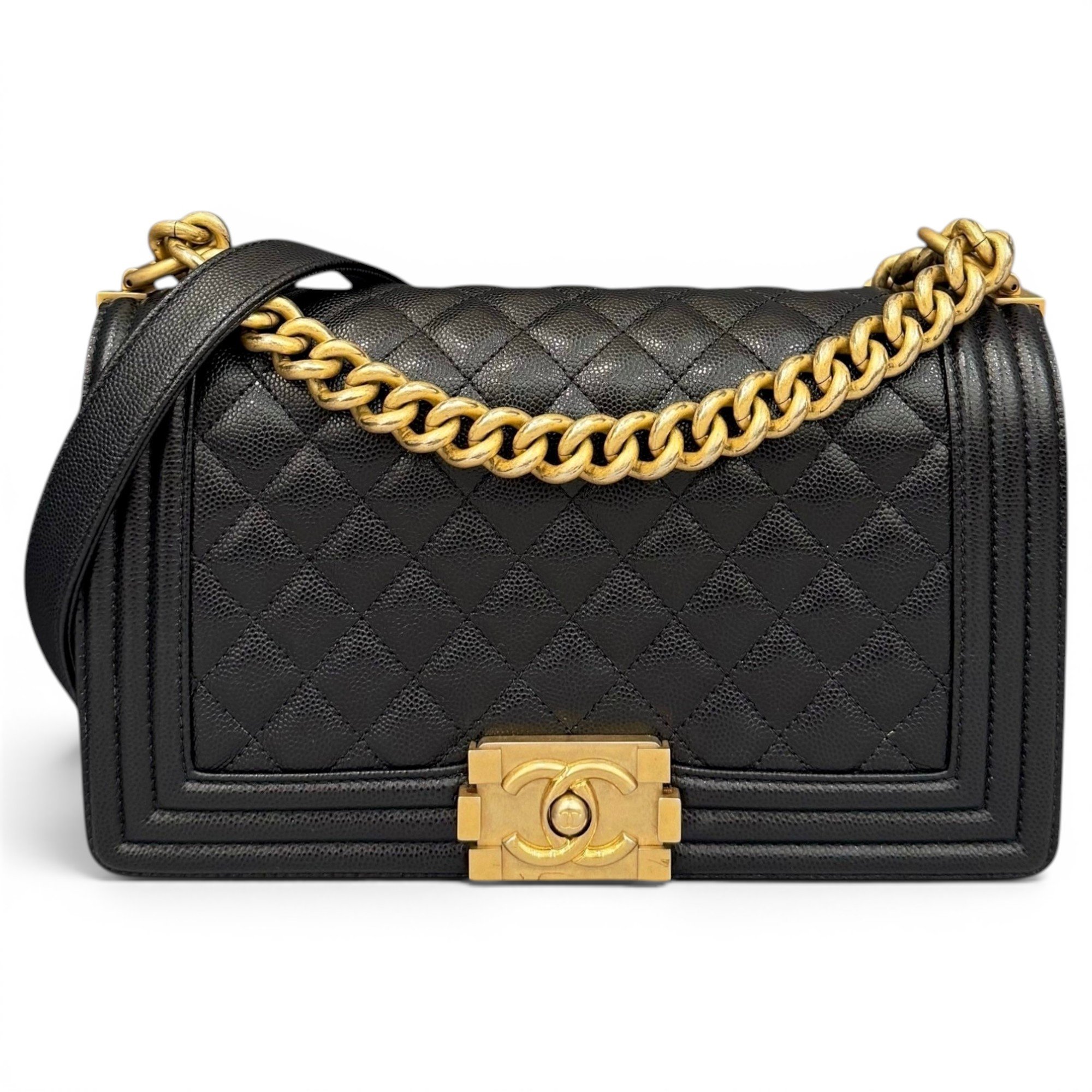 Boy pony-style calfskin handbag
