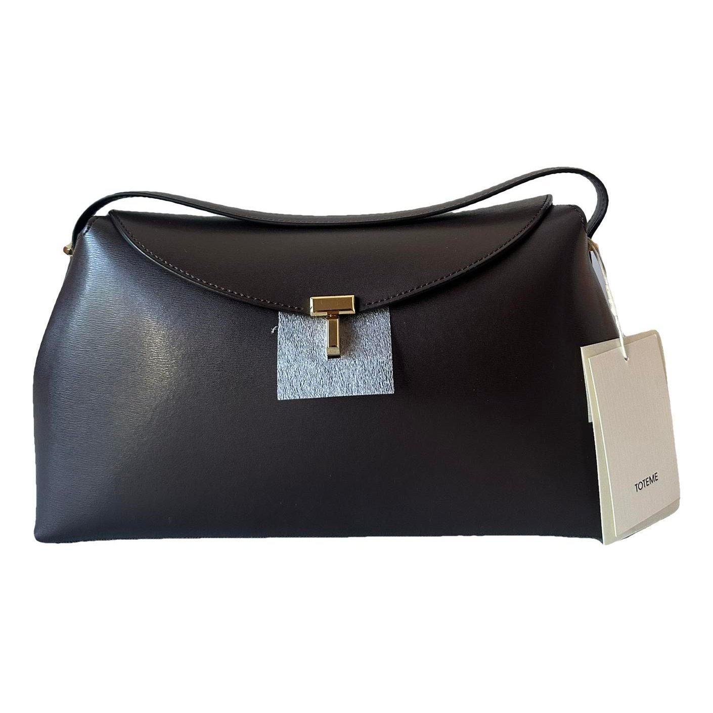 Toteme T-Lock leather handbag
