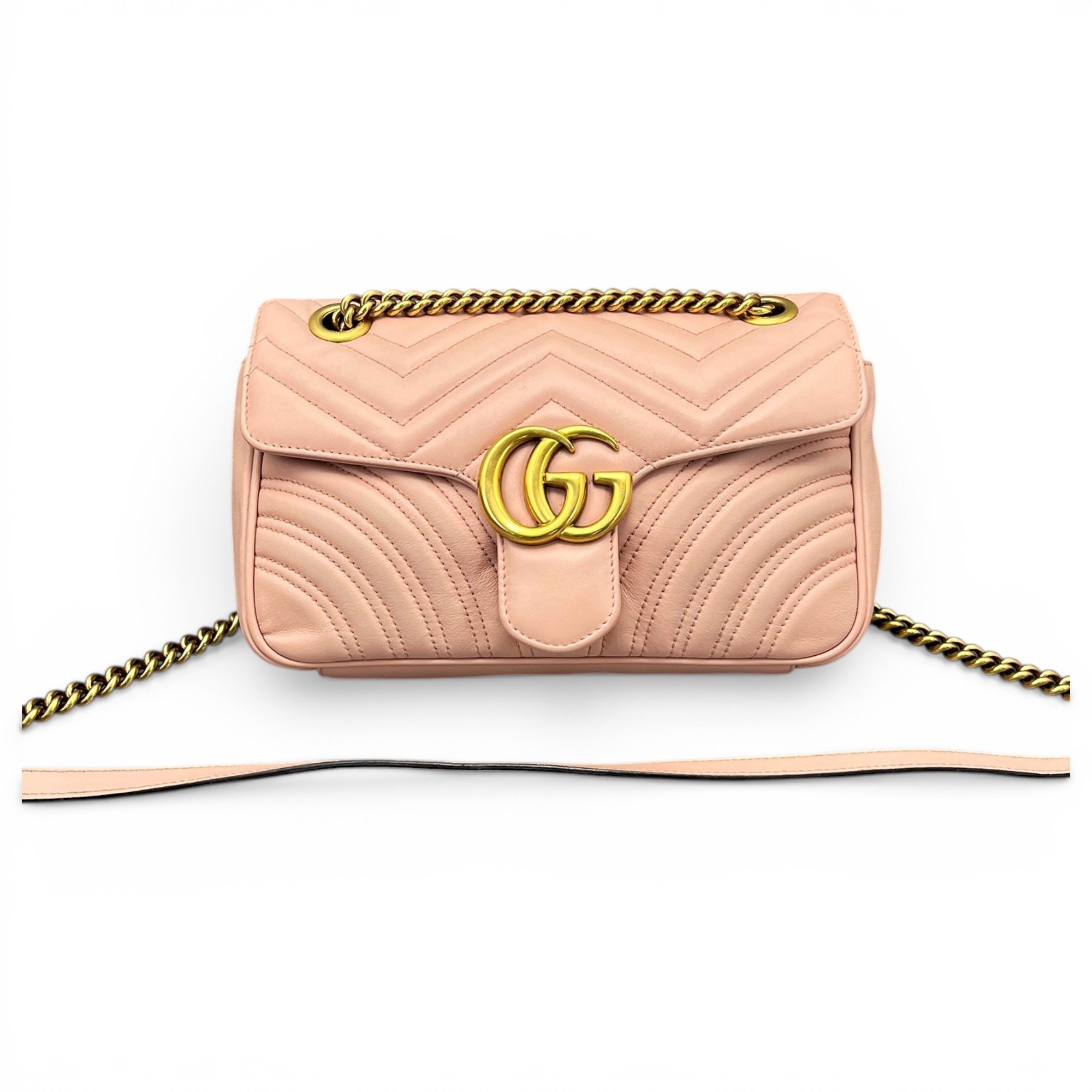 GG Marmont Flap leather handbag
