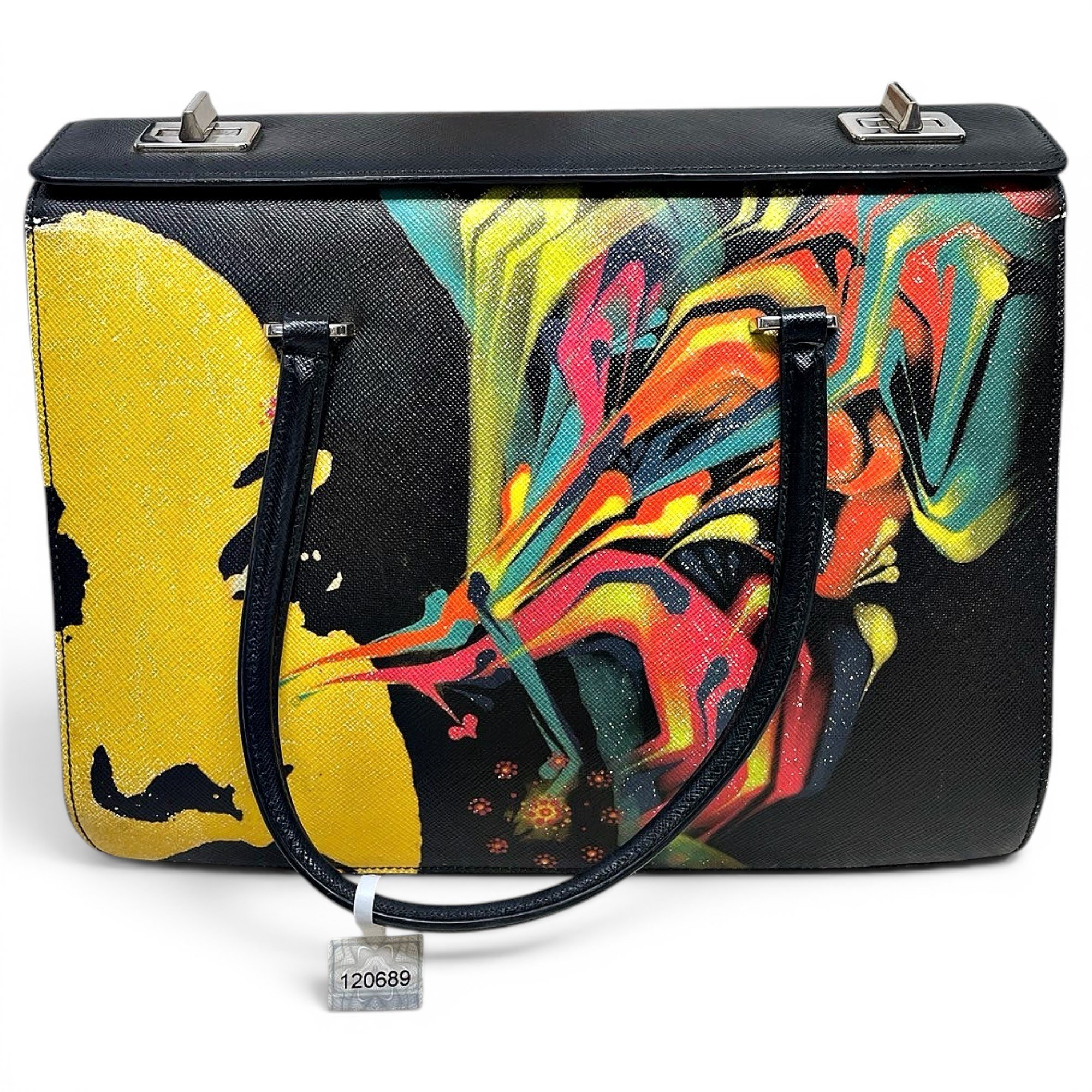 Leather handbag