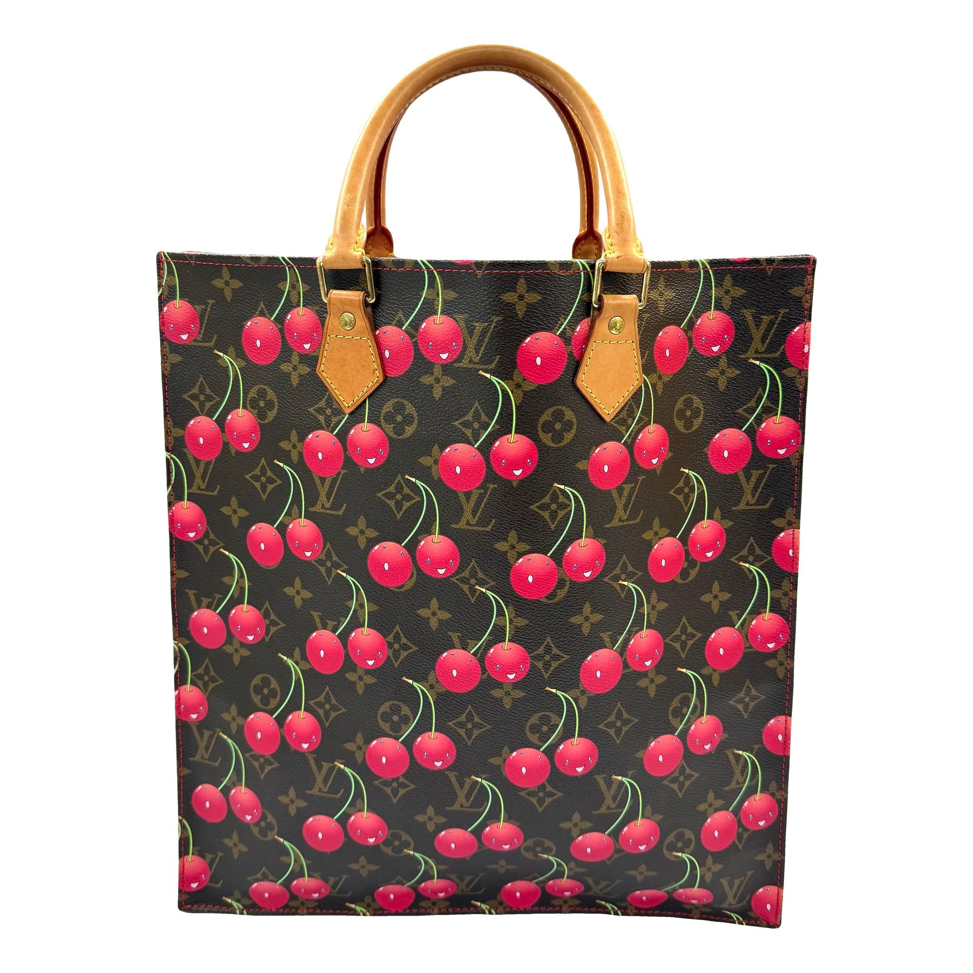 Plat leather tote