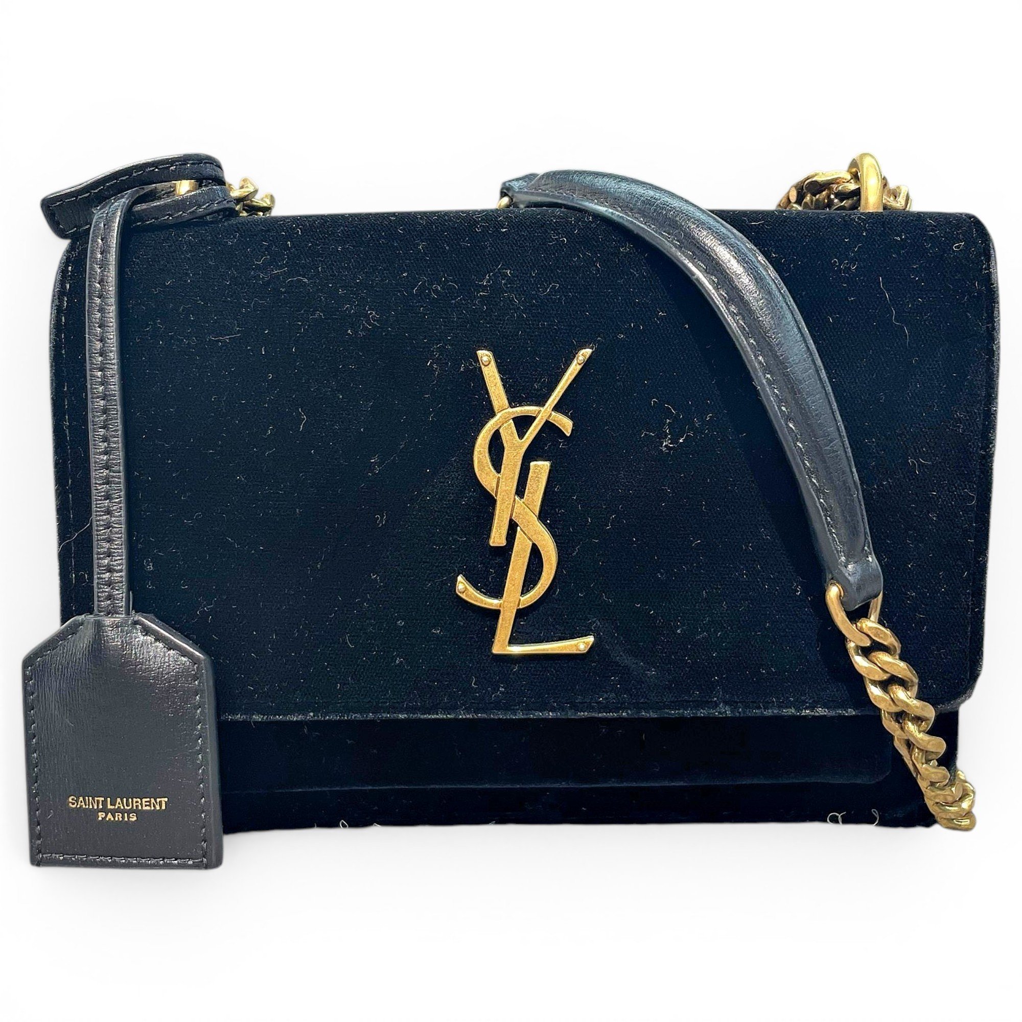 Sunset velvet handbag