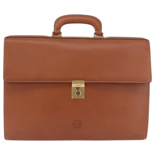 Anagram leather handbag
