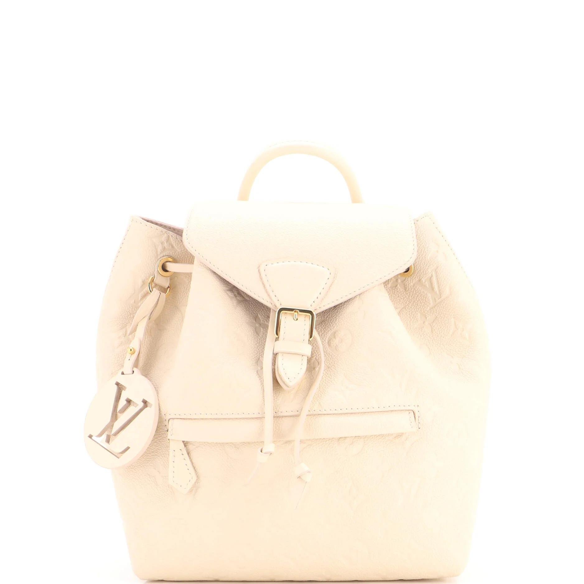 Leather backpack