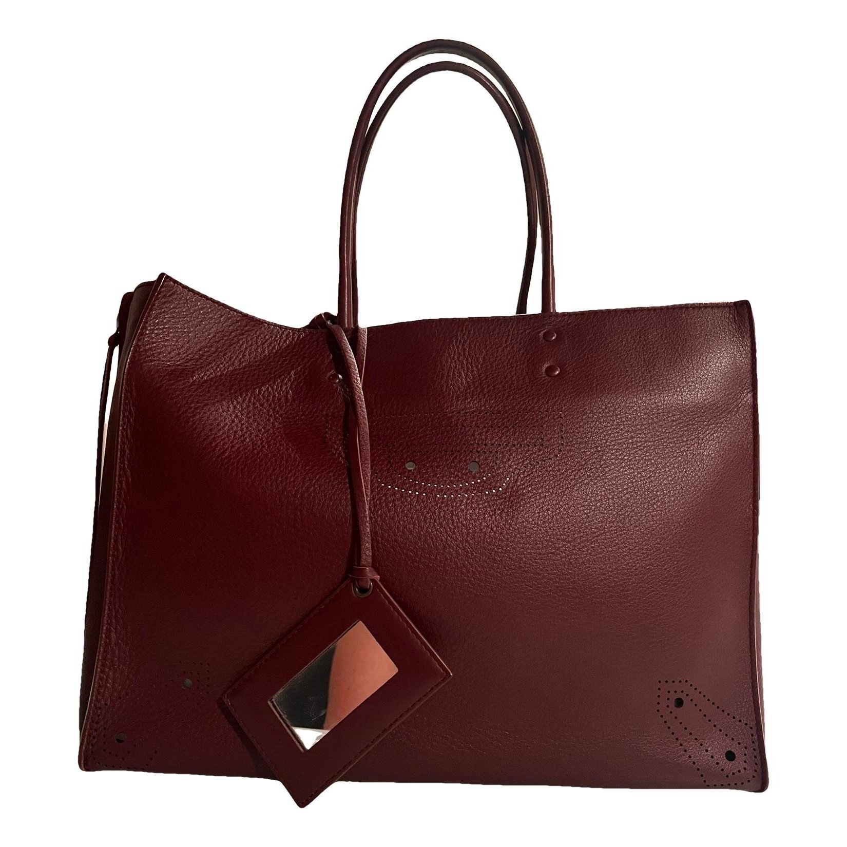 Papier leather tote