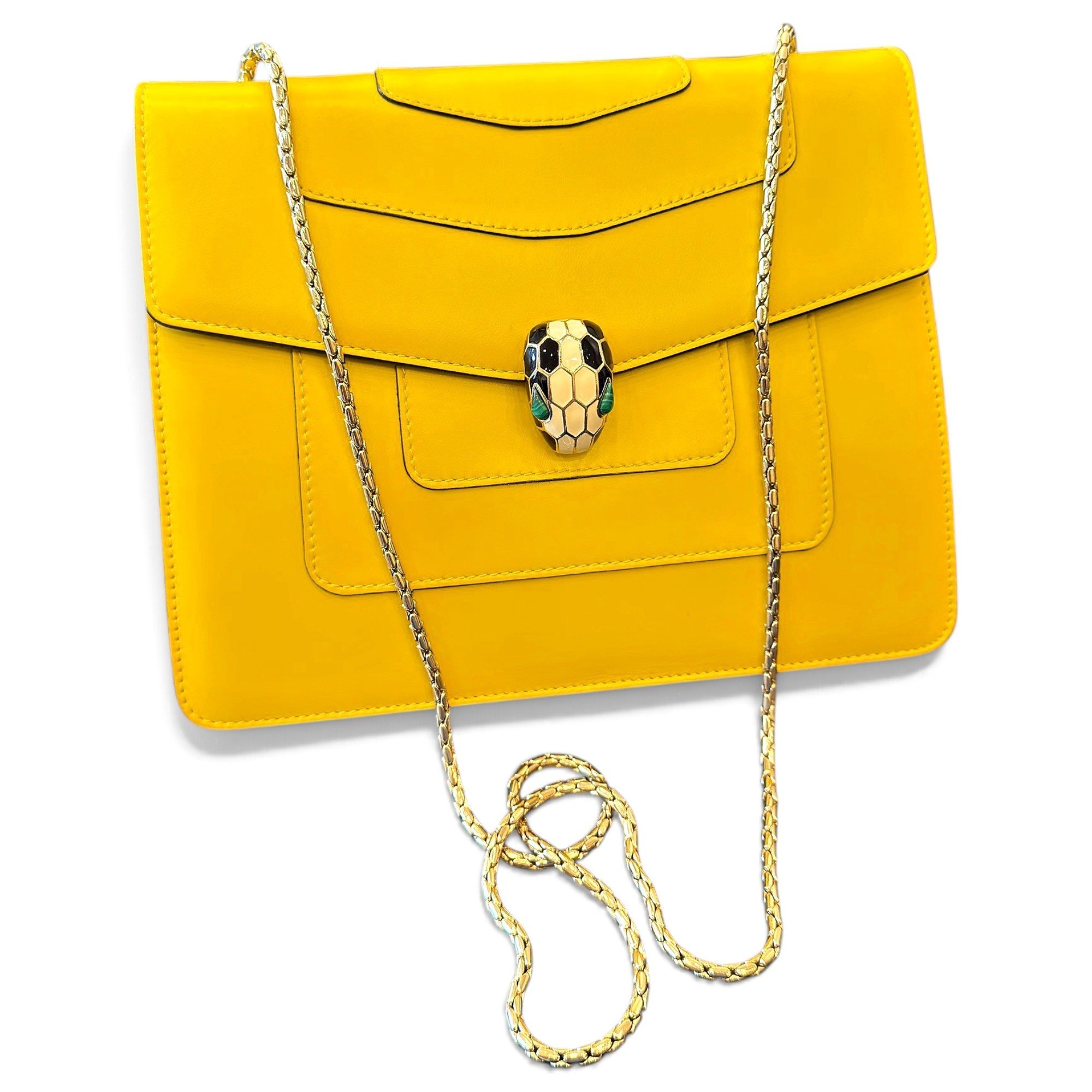 Serpenti leather crossbody bag