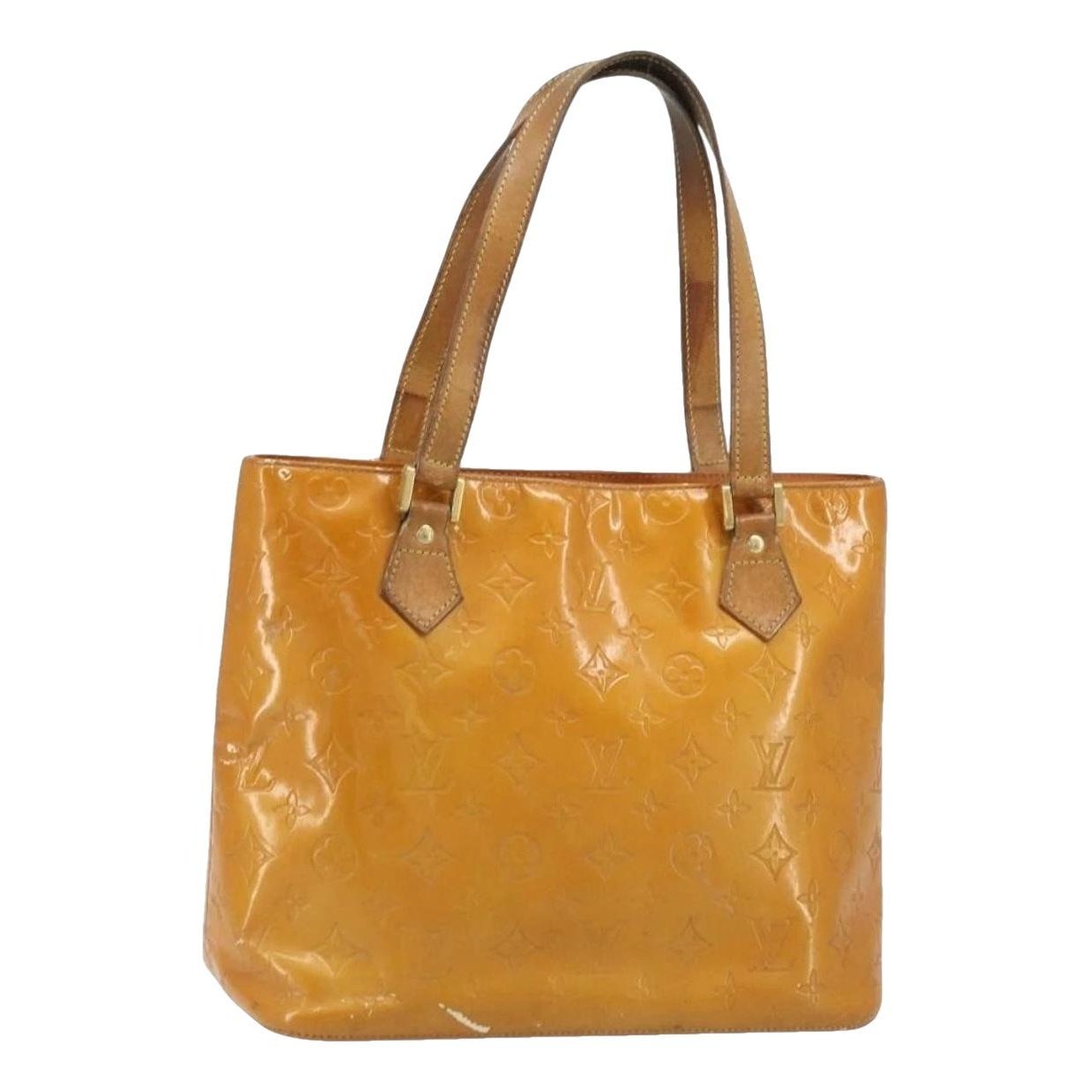 Patent leather handbag