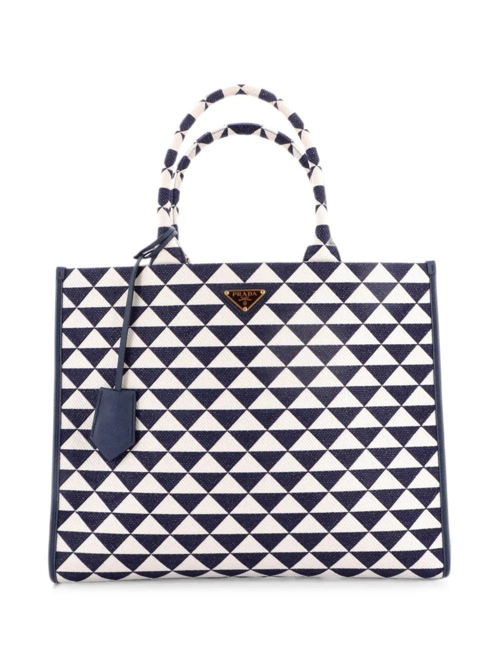 Symbole Shopper Jacquard Large tote bag