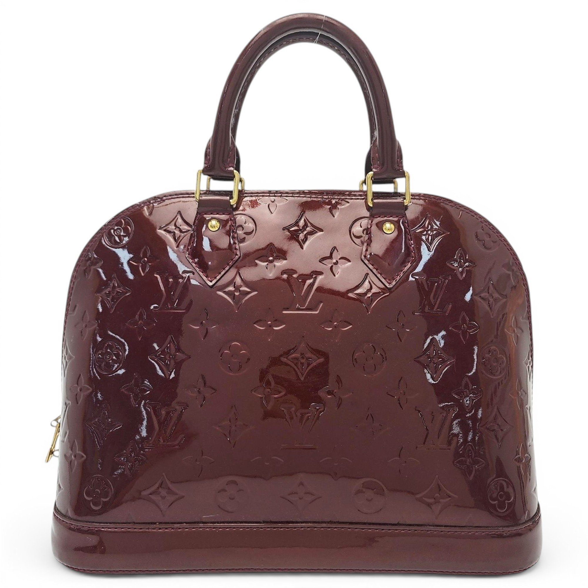 Alma patent leather handbag
