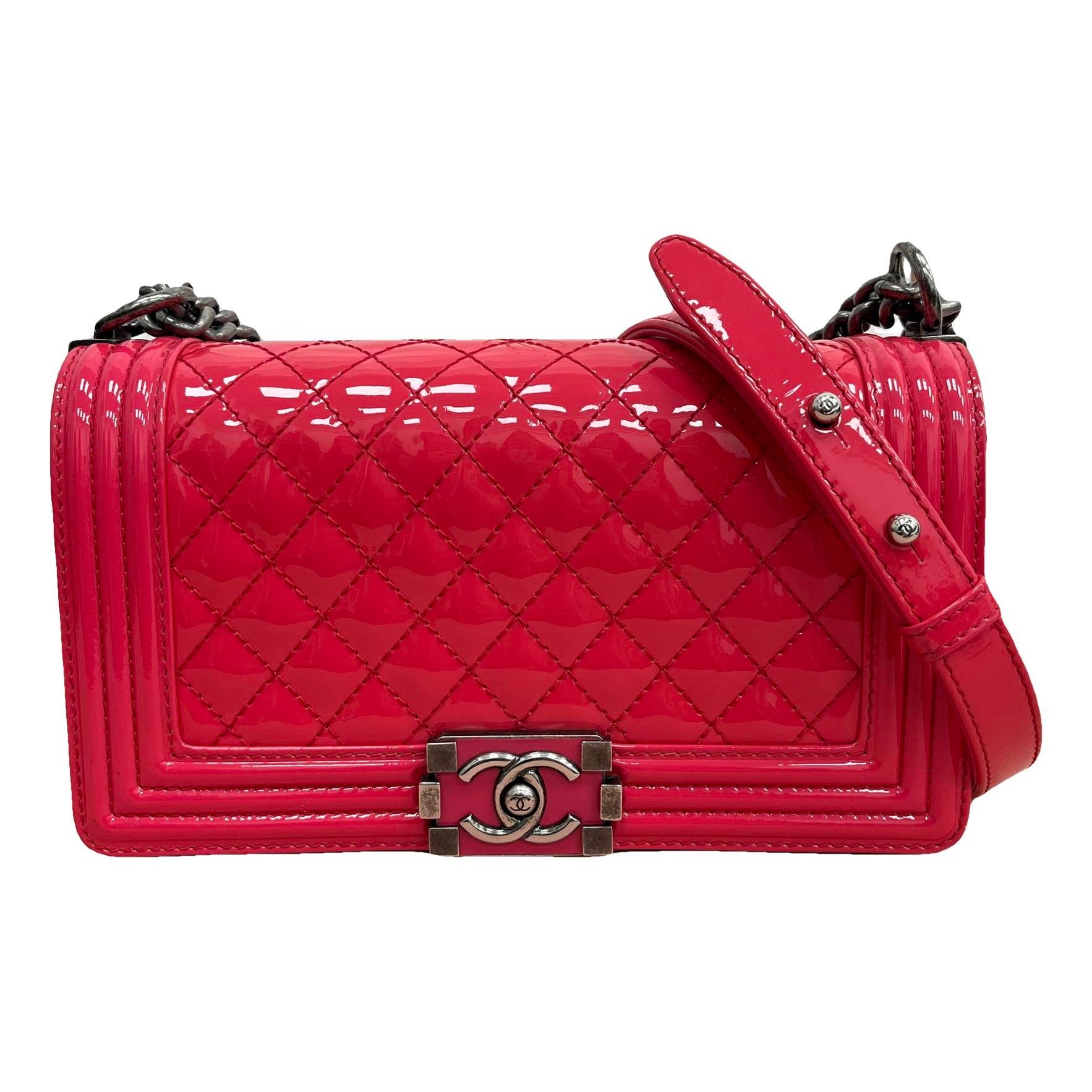 Boy patent leather handbag