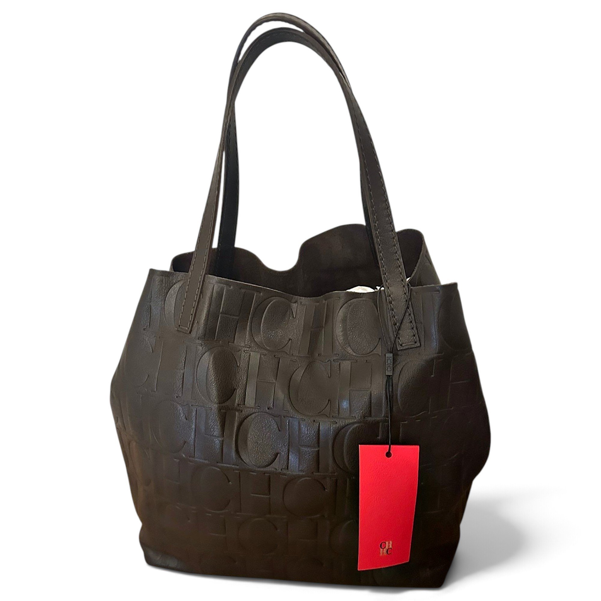 Leather tote