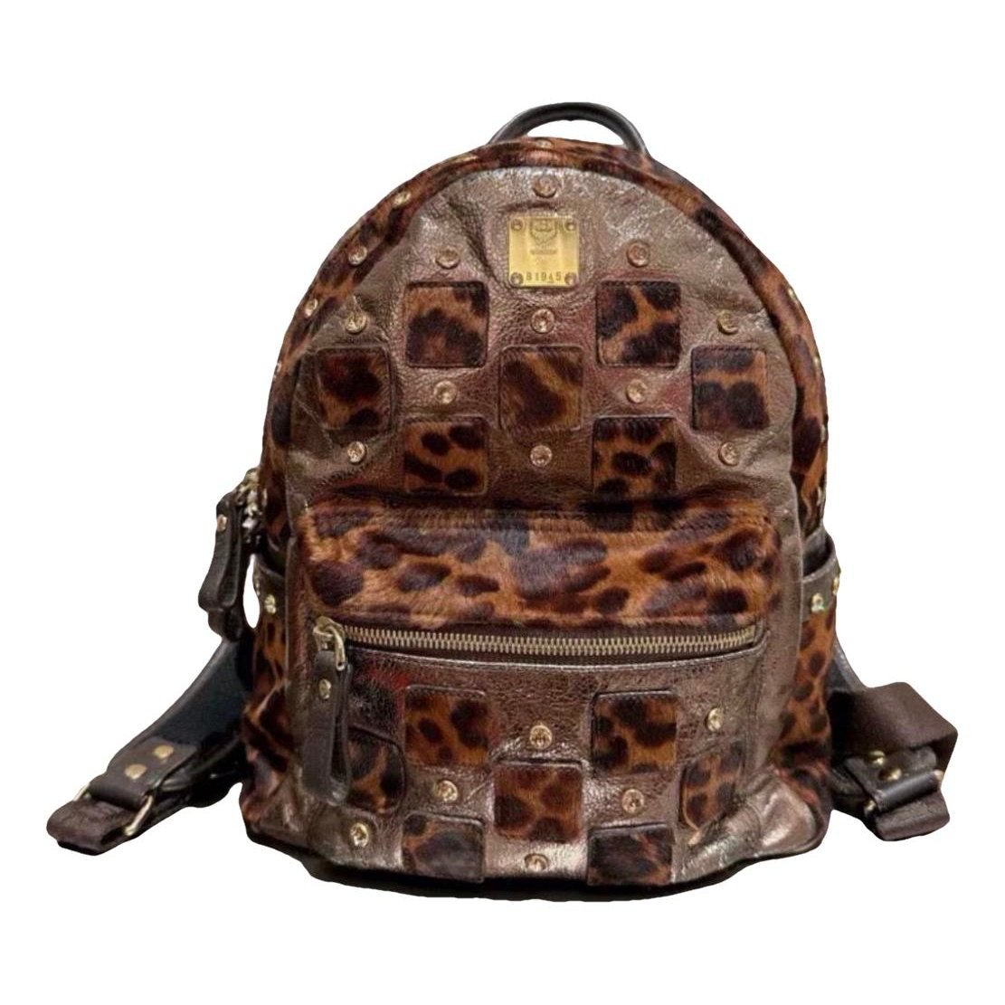 Stark leather backpack