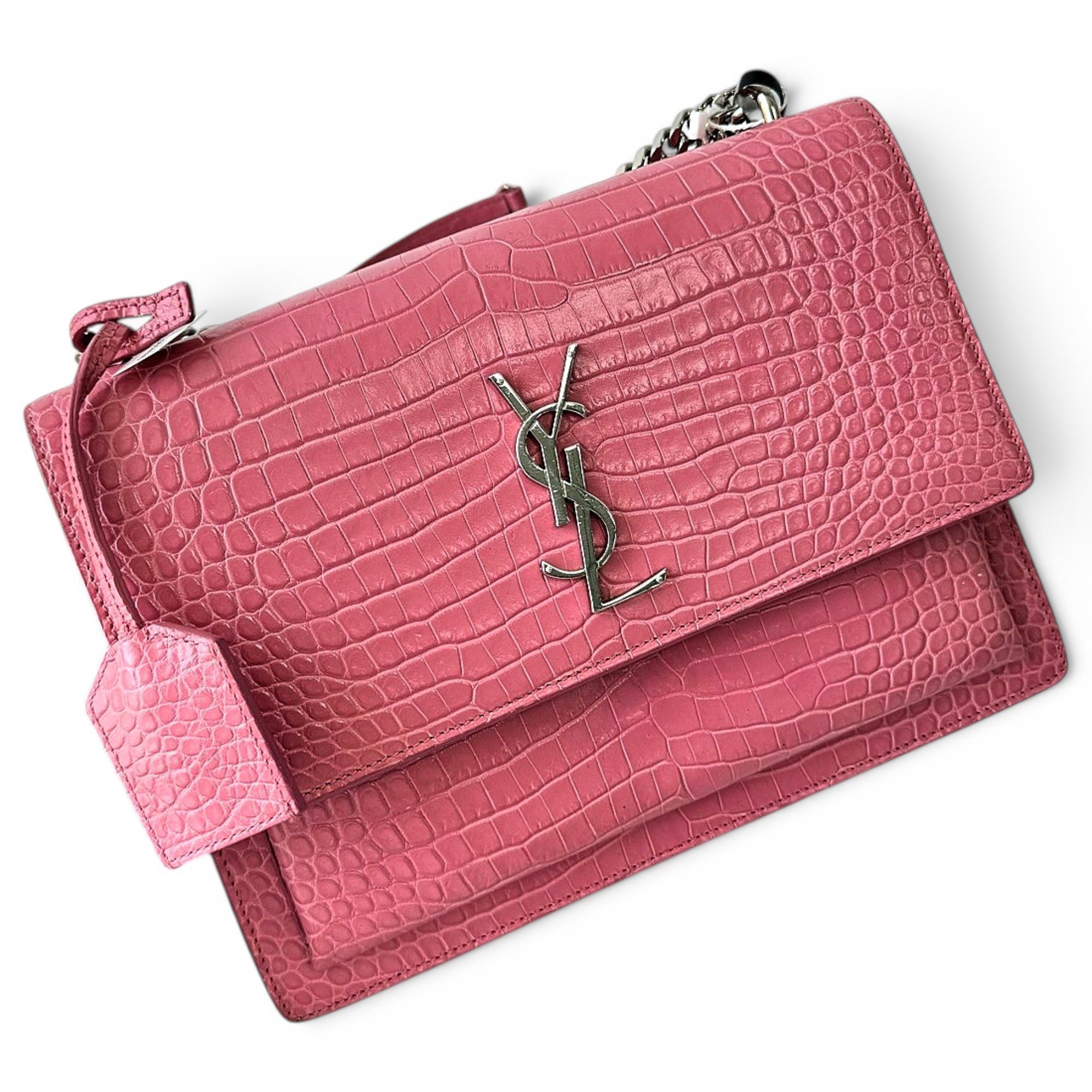 Sunset leather crossbody bag