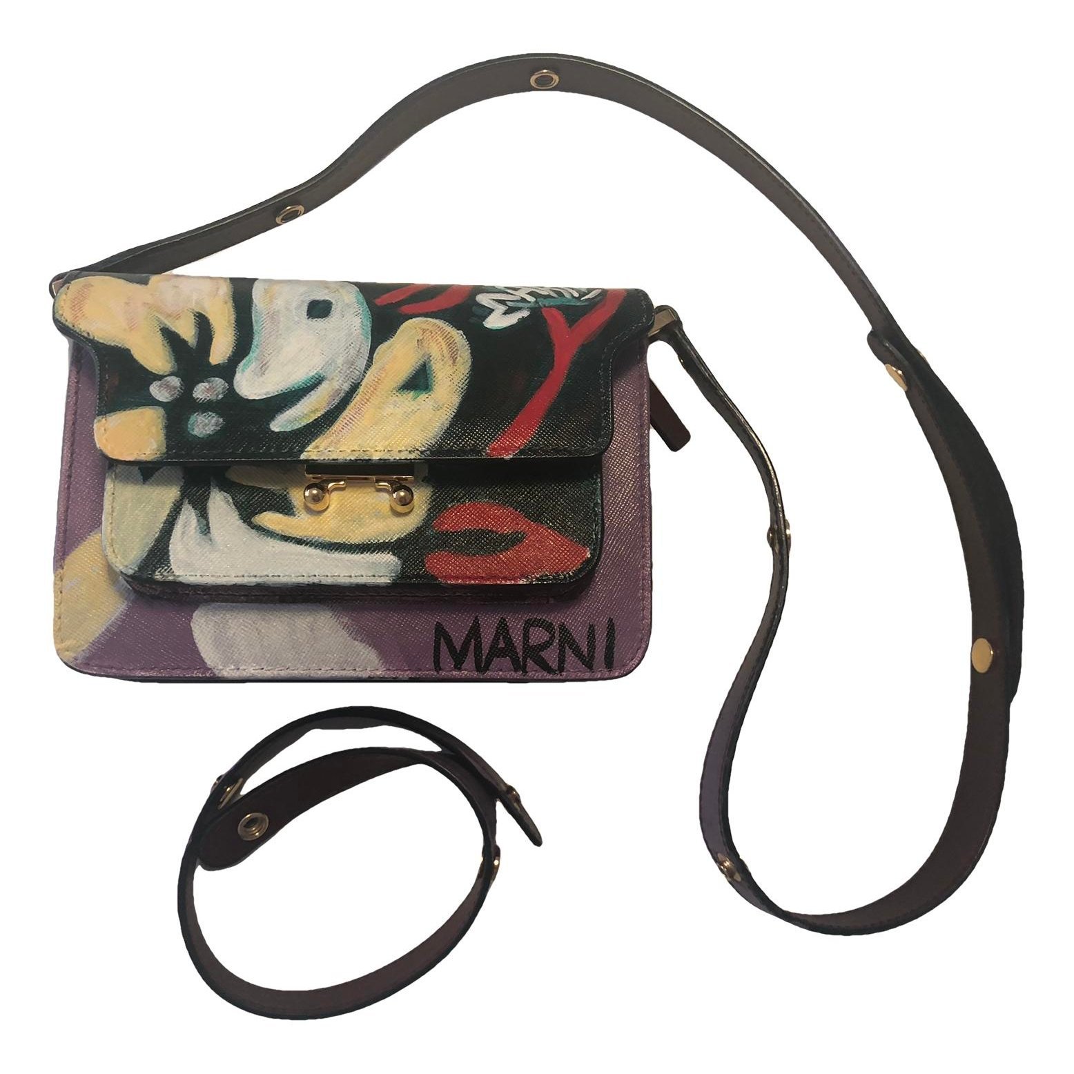Marni Trunk leather handbag