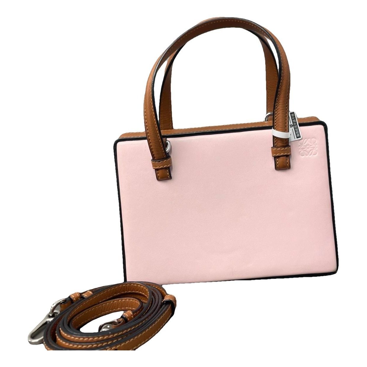 Postal leather handbag