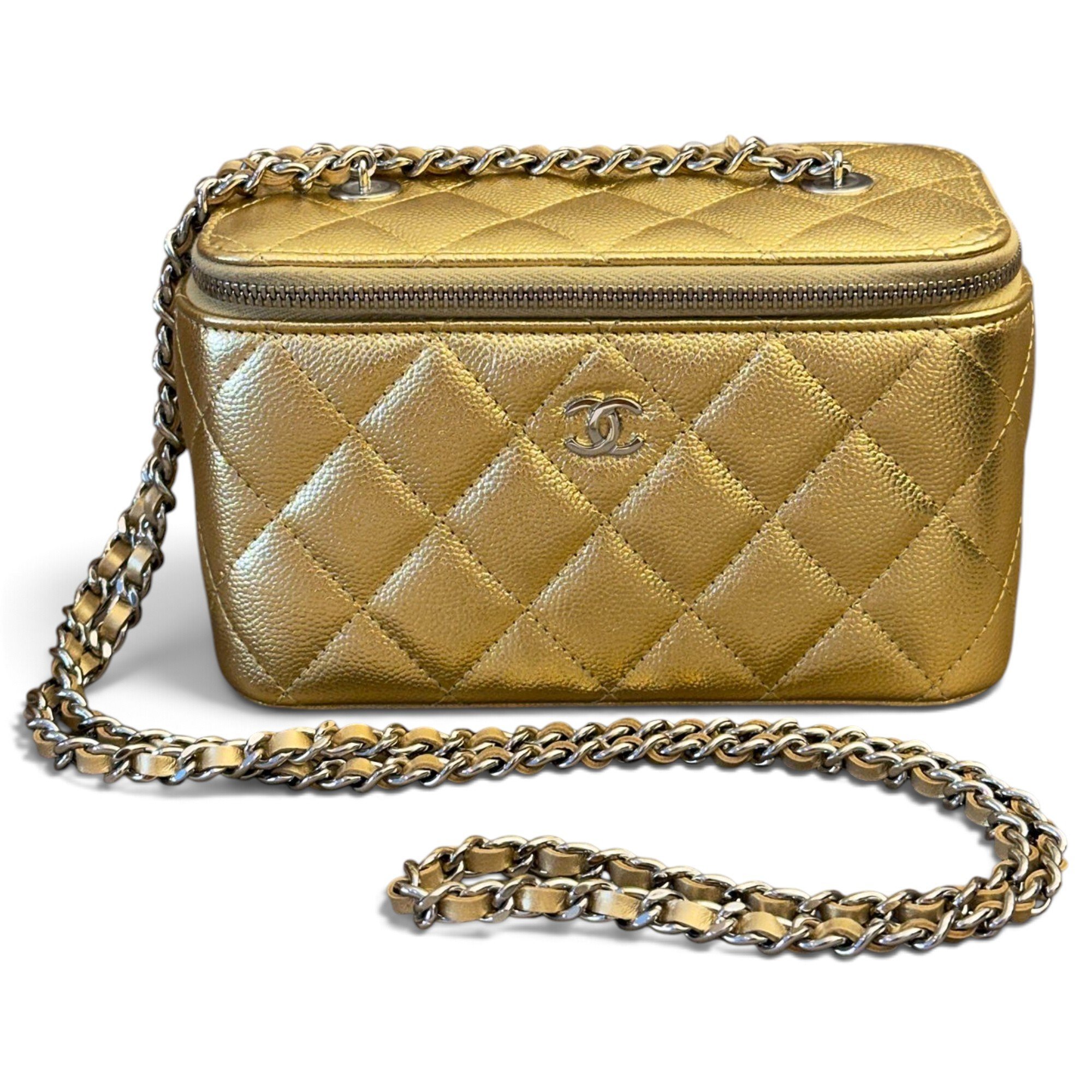 Vanity leather bag