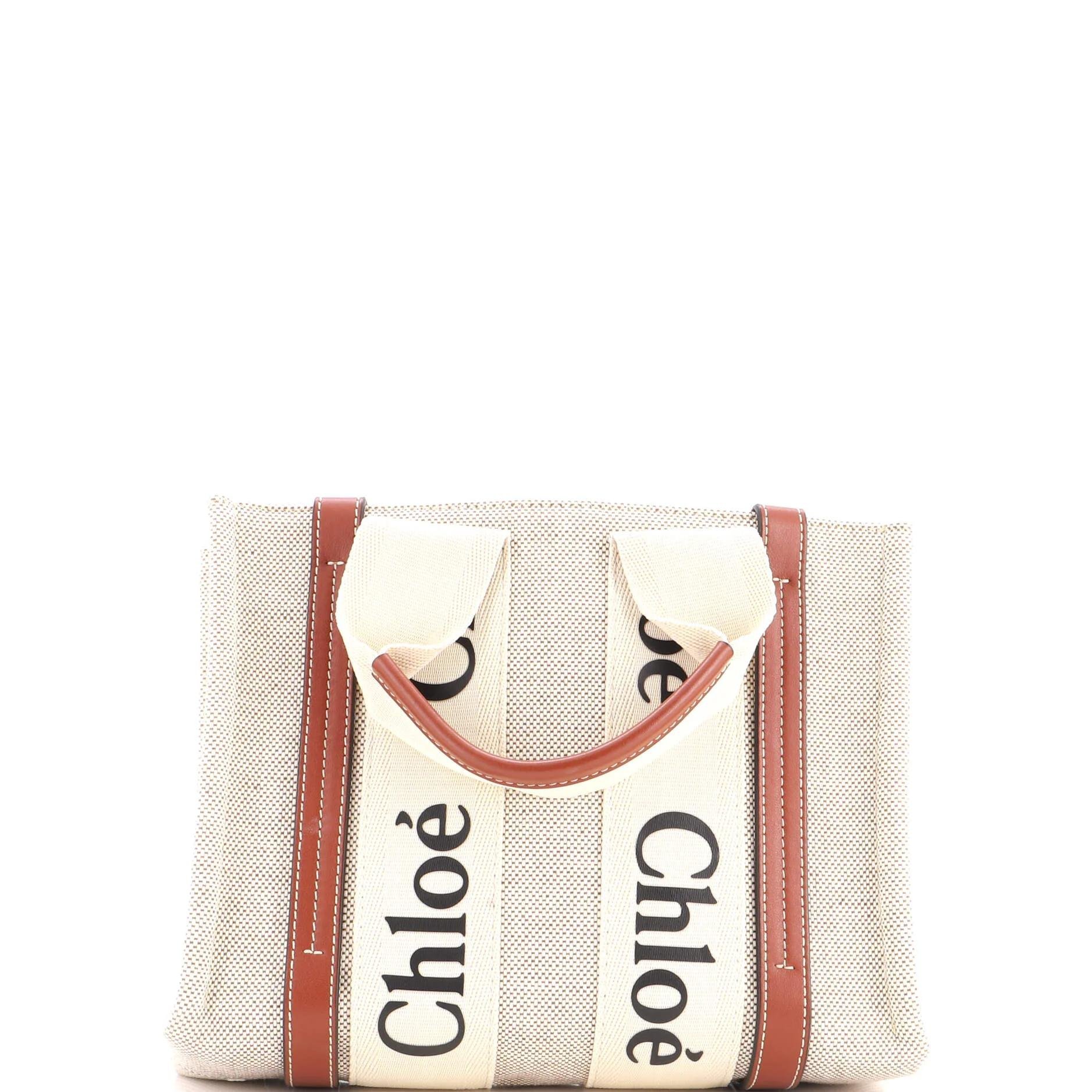 Chloe Woody cloth tote