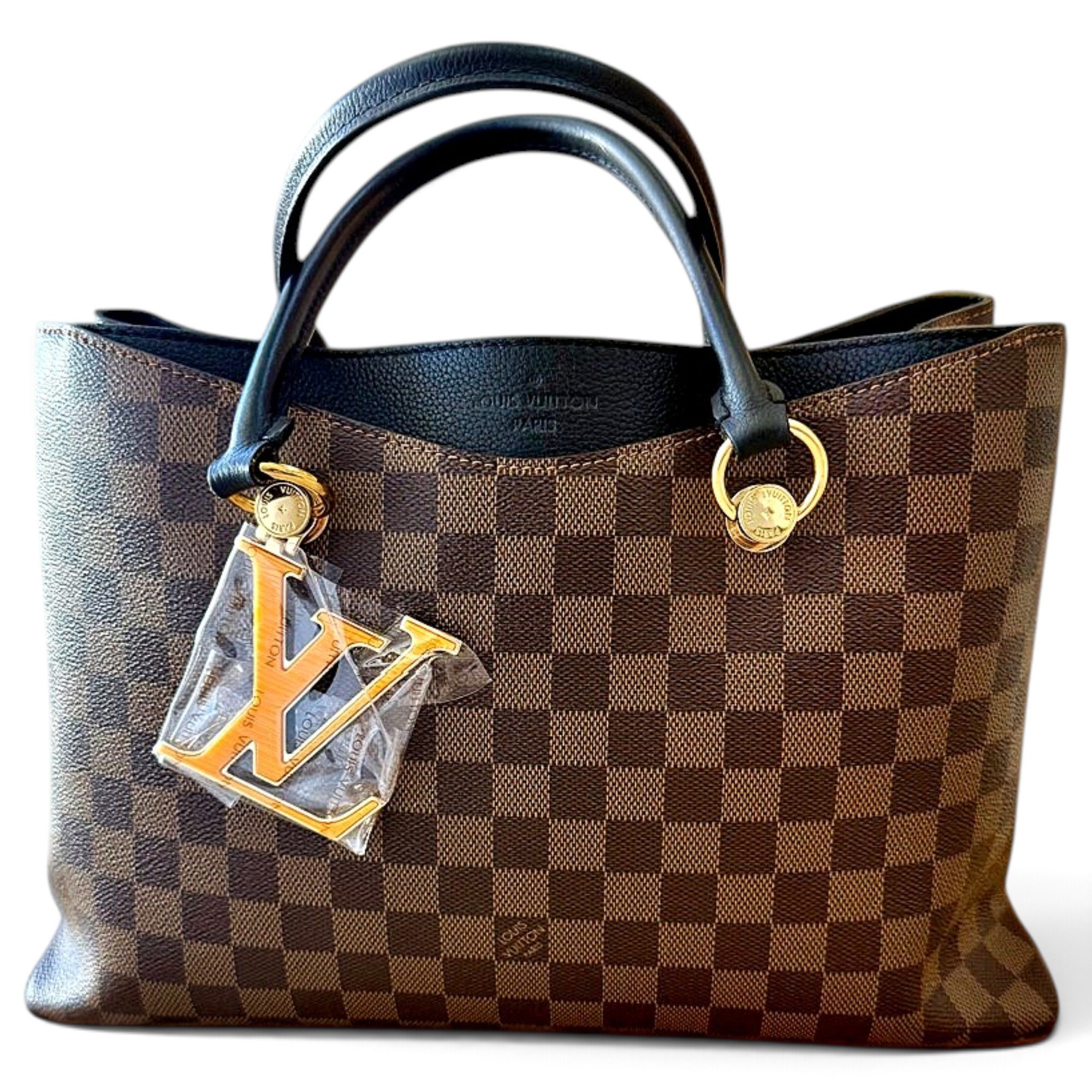 LV Riverside leather tote