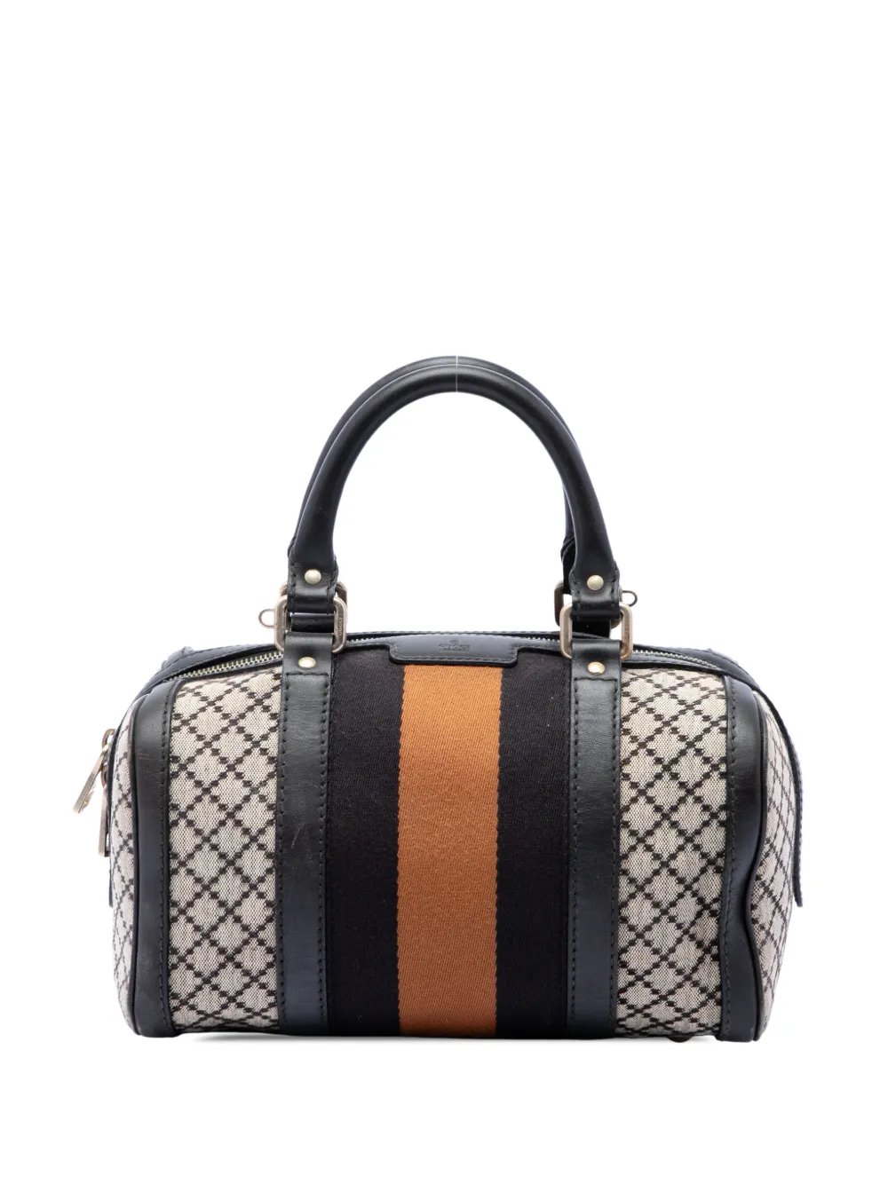 2016-2026 Small Diamante Canvas Web Joy Boston Bag satchel