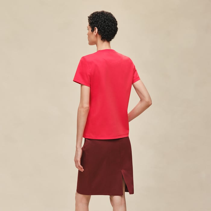 Rouge Amazone Printed Straight T-shirt