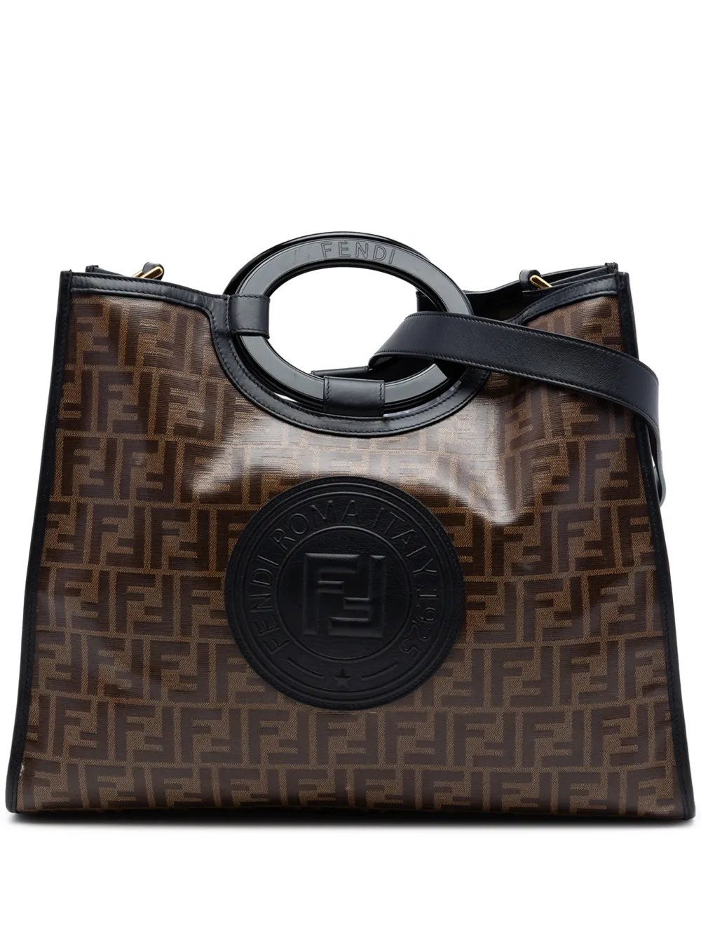 2018-2026 Medium Glazed Fabric FF 1974 Runaway Shopper satchel