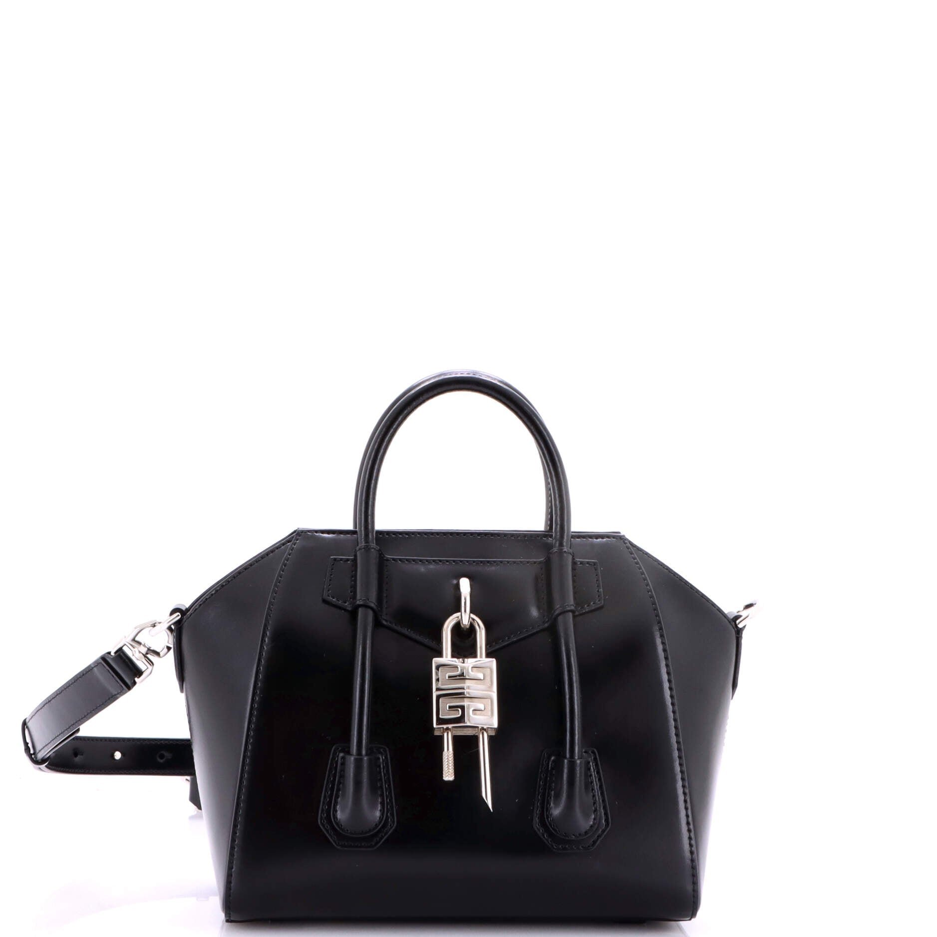 Antigona Lock Bag Leather Mini