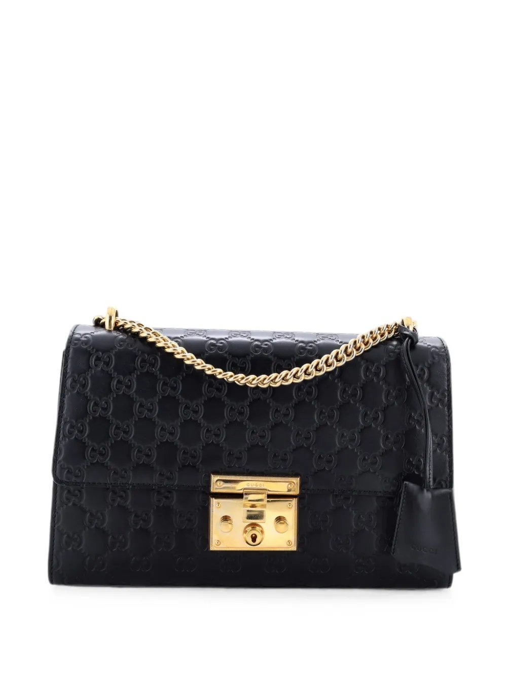 Padlock Guccissima Leather Medium shoulder bag