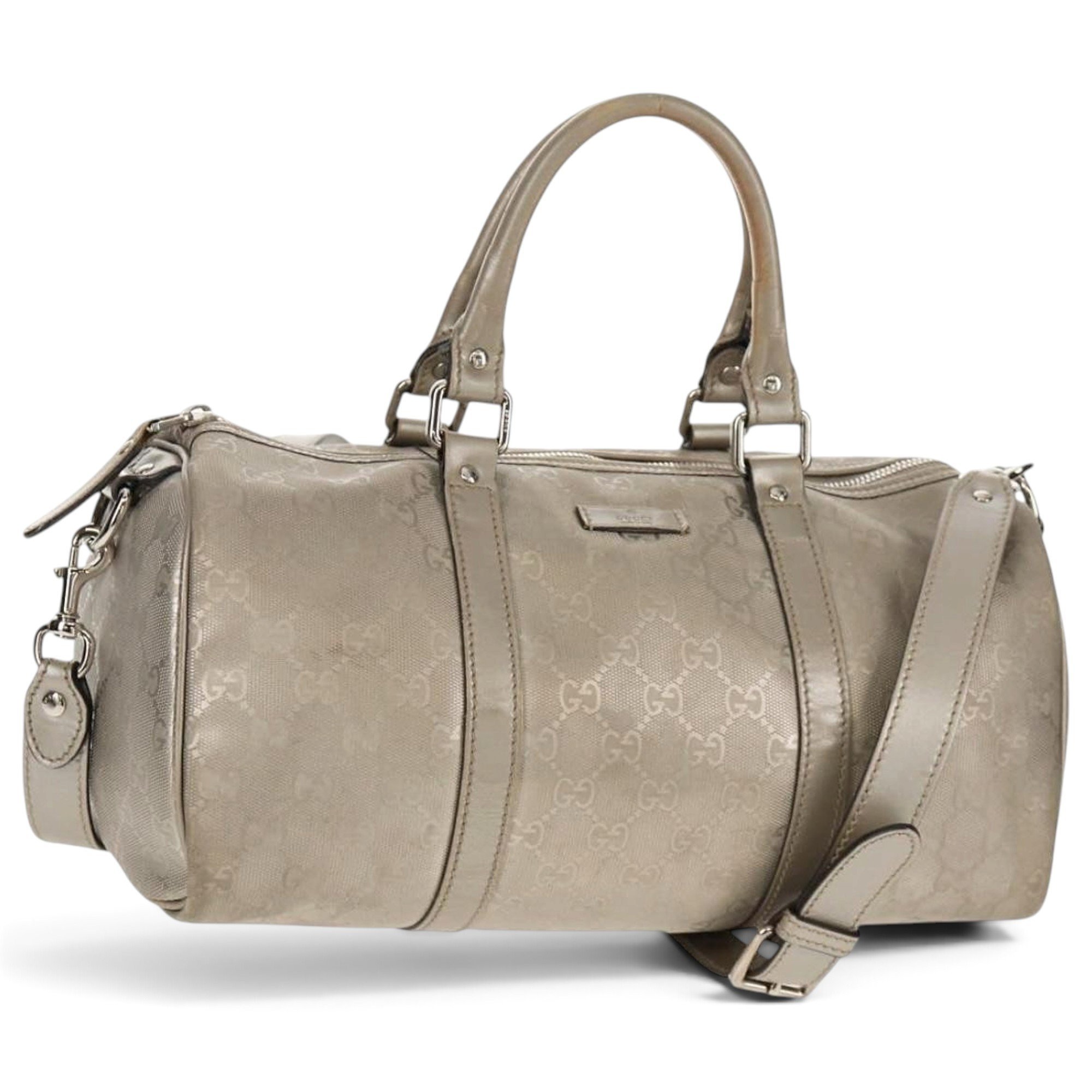 Leather travel bag