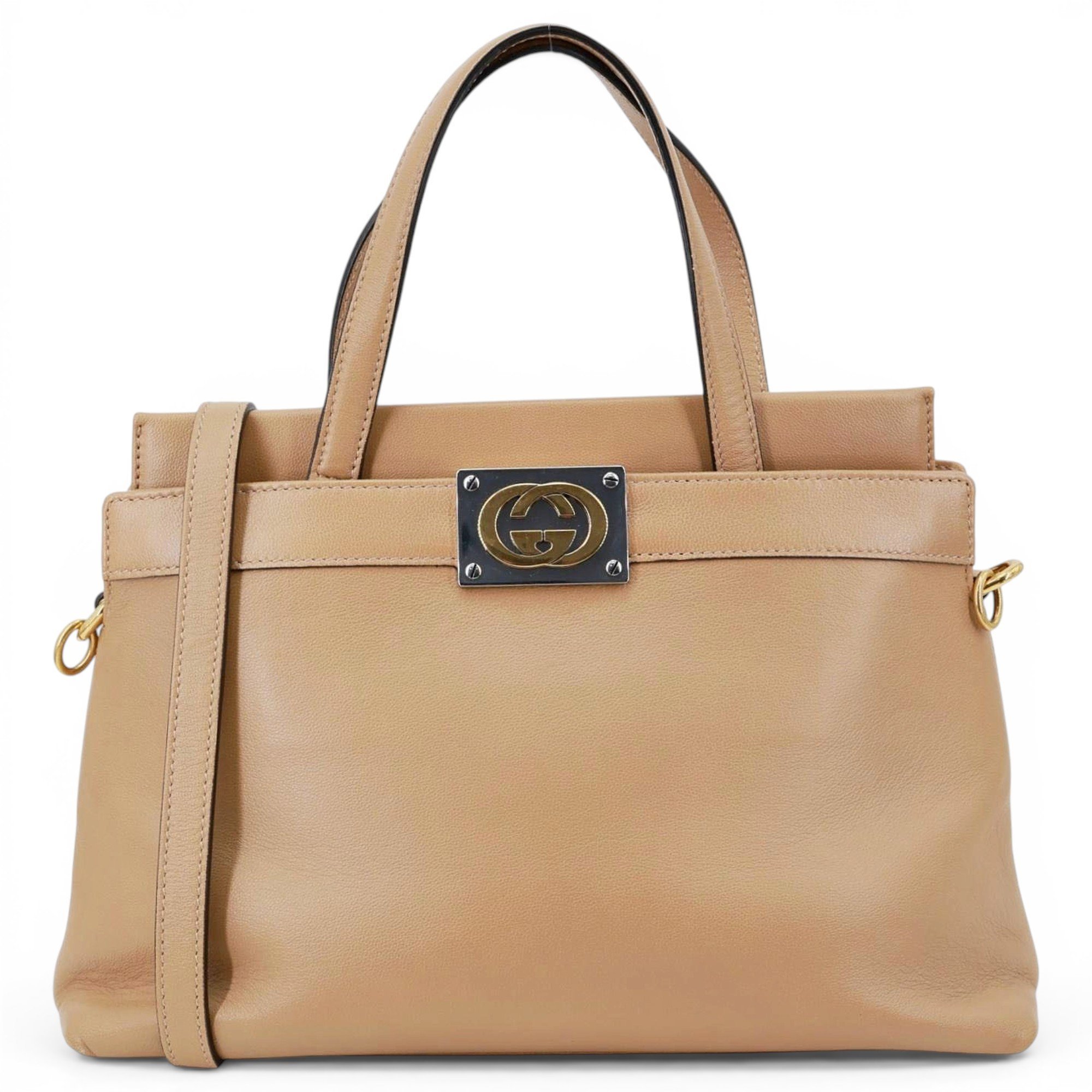 Leather handbag