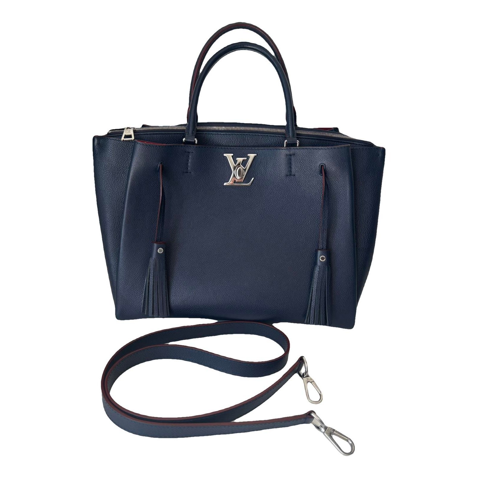 Lockmeto leather handbag