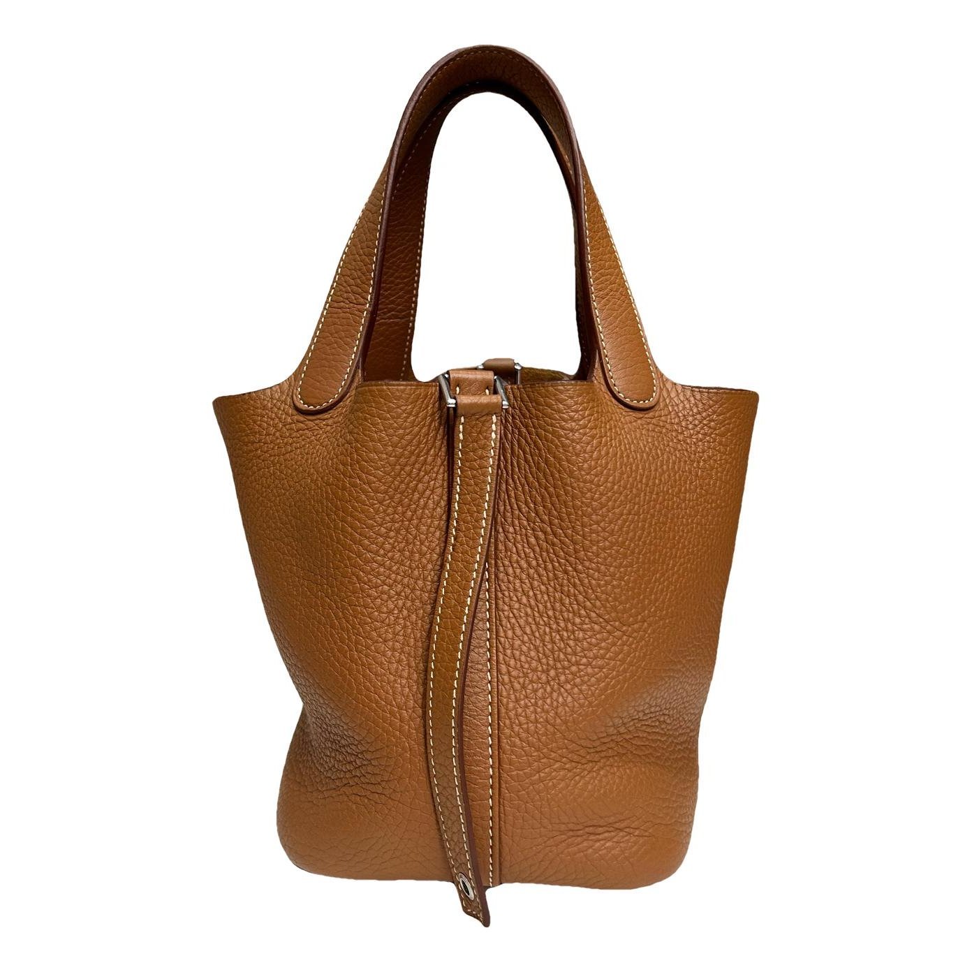 Picotin leather handbag