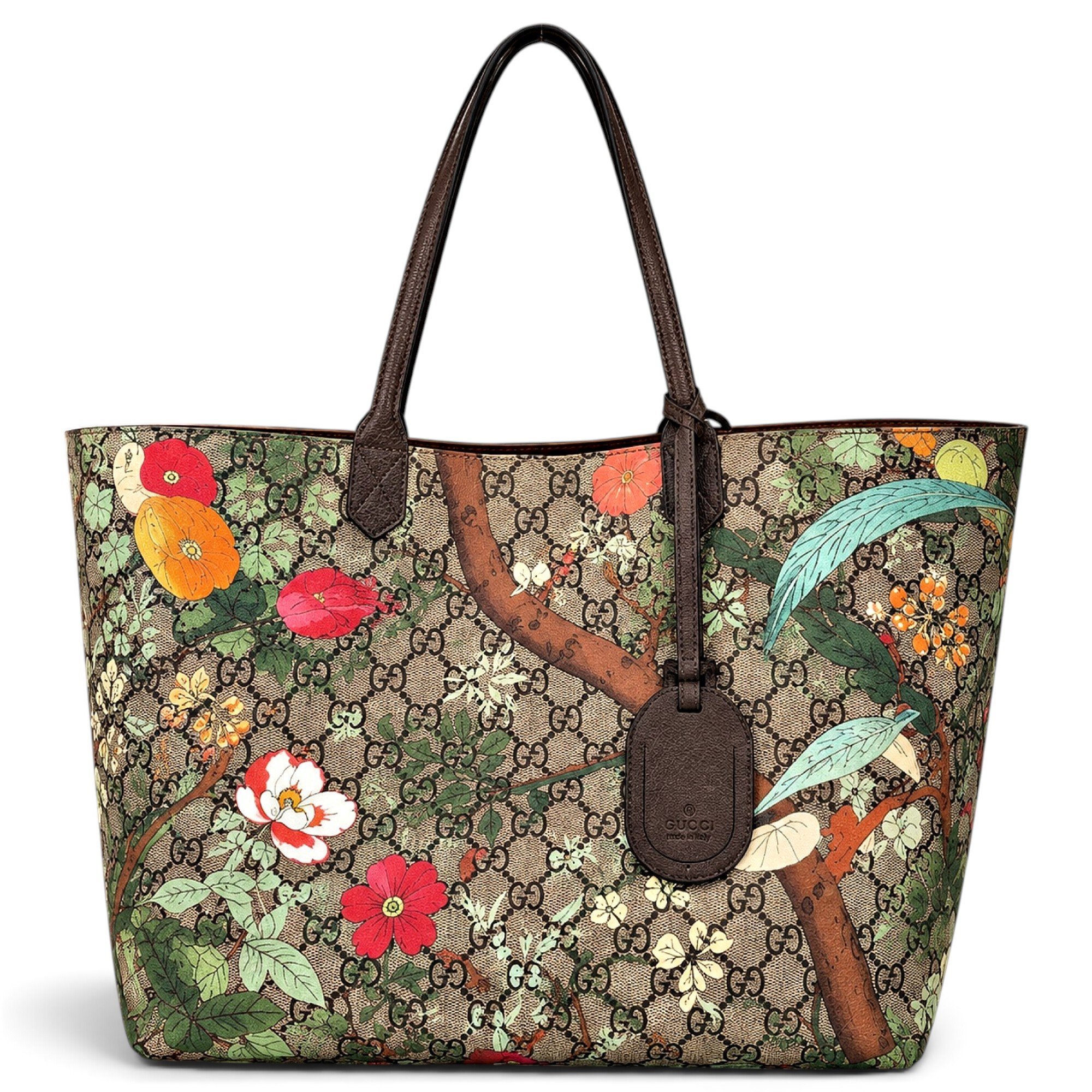 Ophidia leather tote