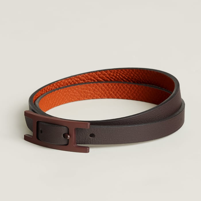 Behapi Double Tour So Brown Bracelet