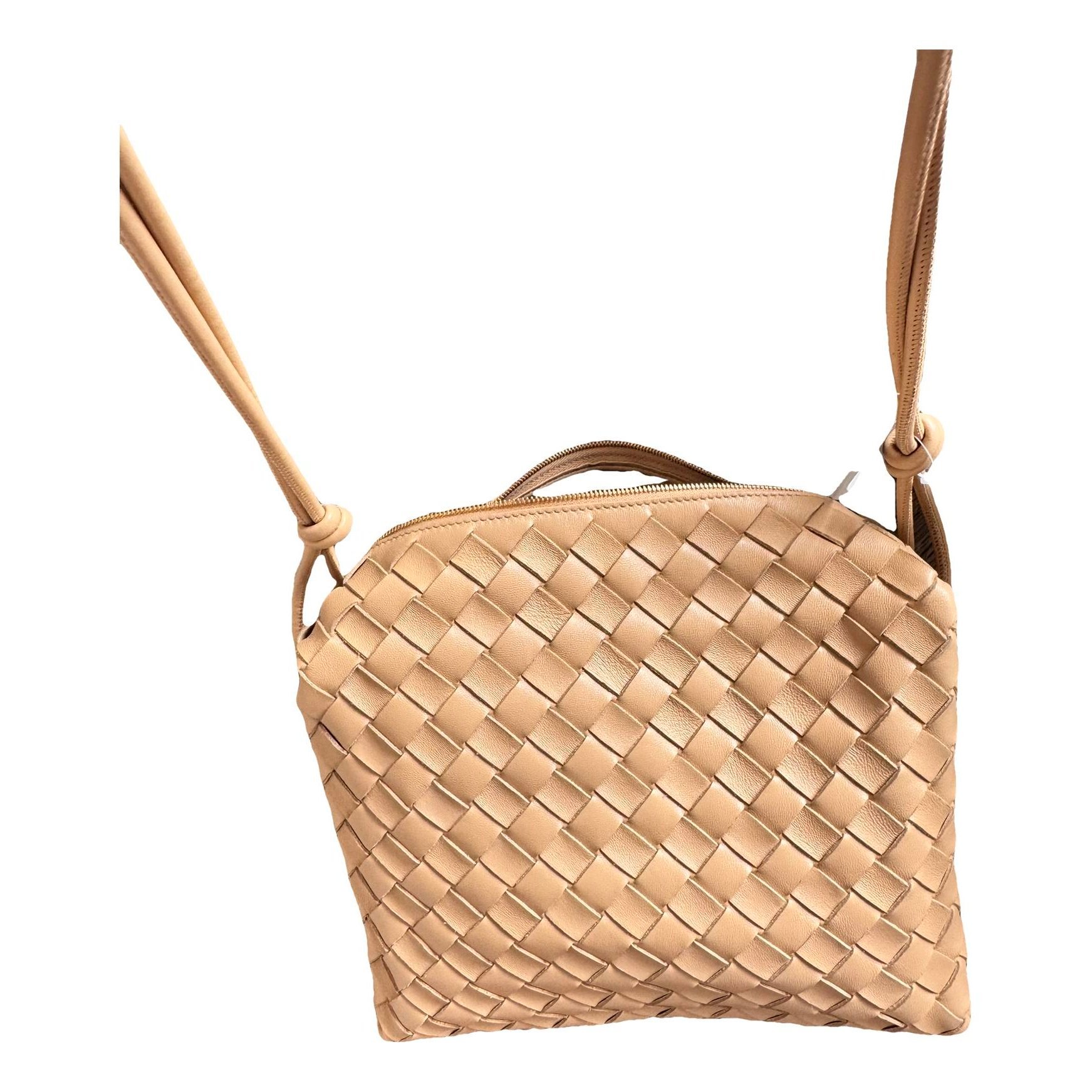 Loop leather handbag