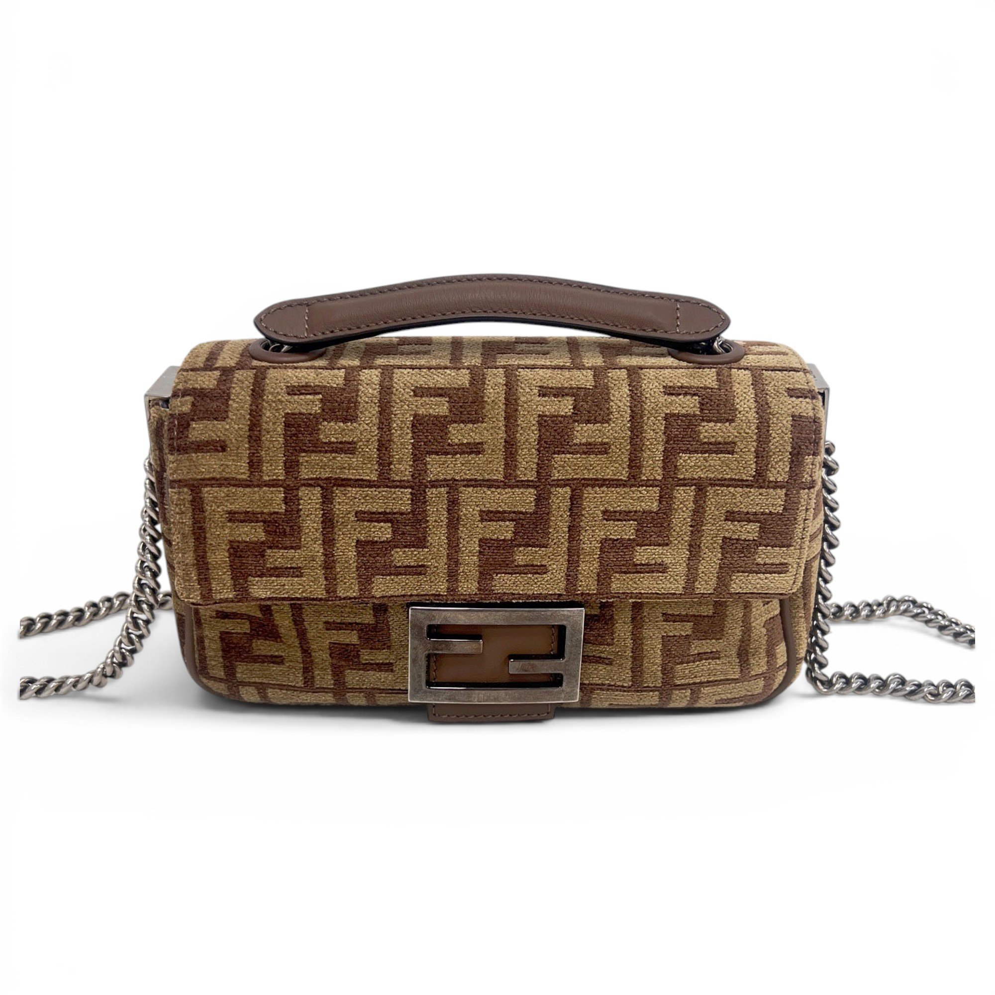 Baguette leather handbag