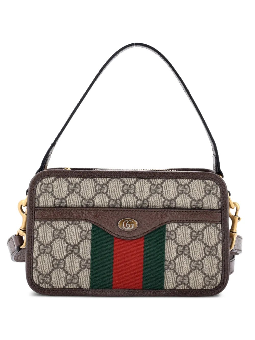 Ophidia Top Handle Camera Bag GG Coated Canvas Small crossbody bag