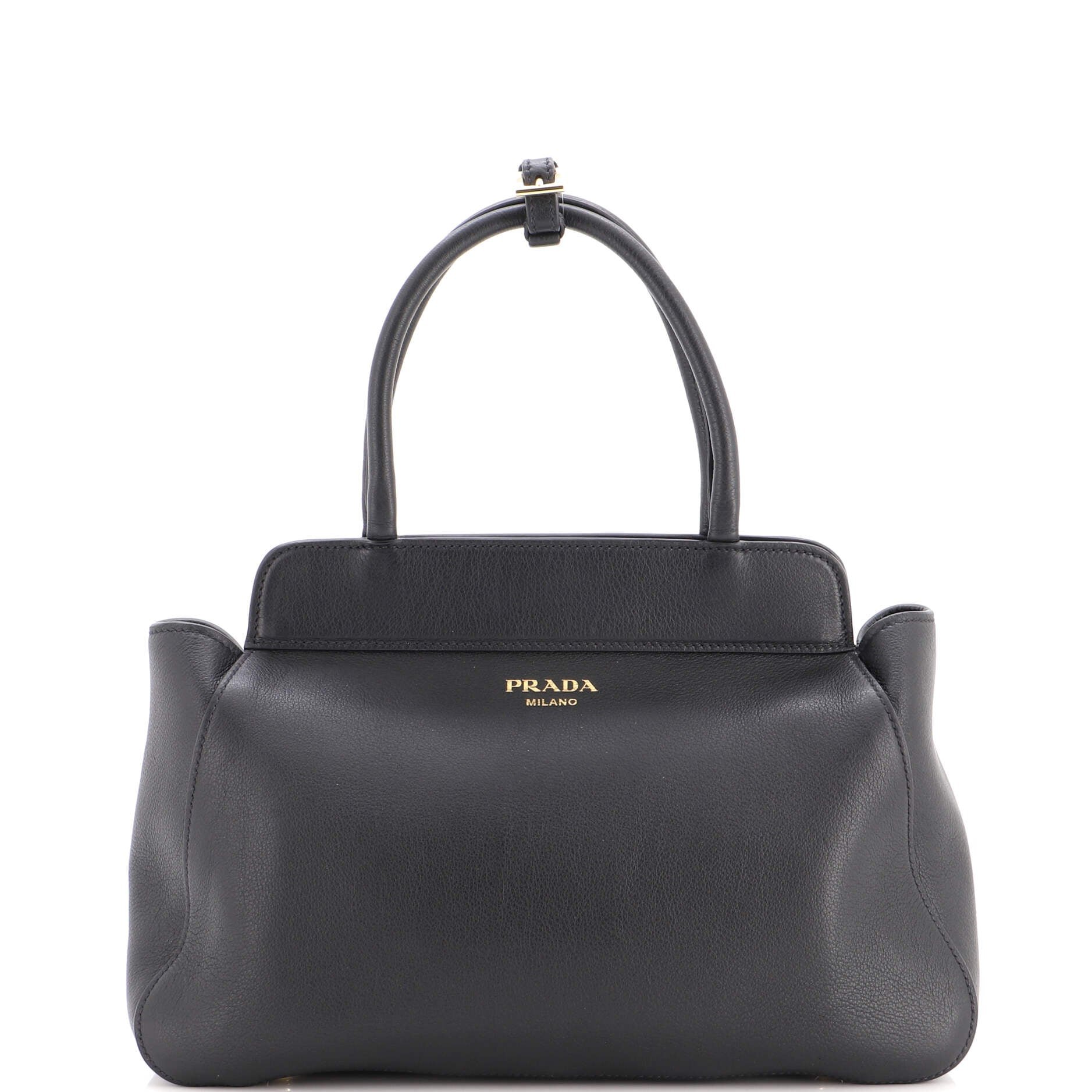 Frame Tote Soft Grain Leather Medium