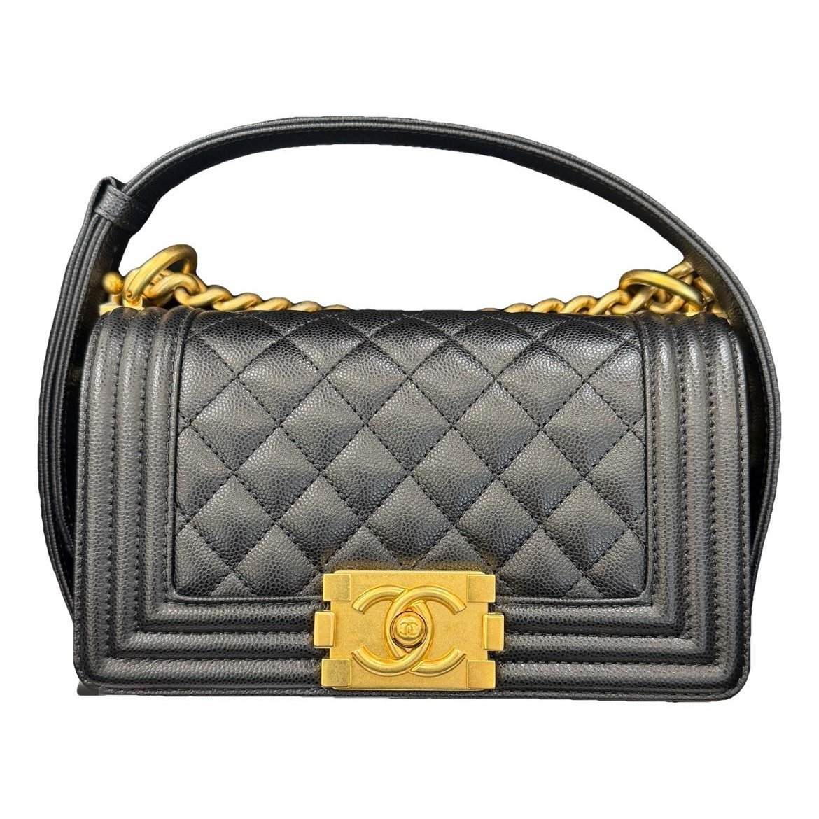 Boy leather crossbody bag