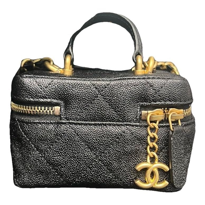 Trendy CC Vanity leather handbag