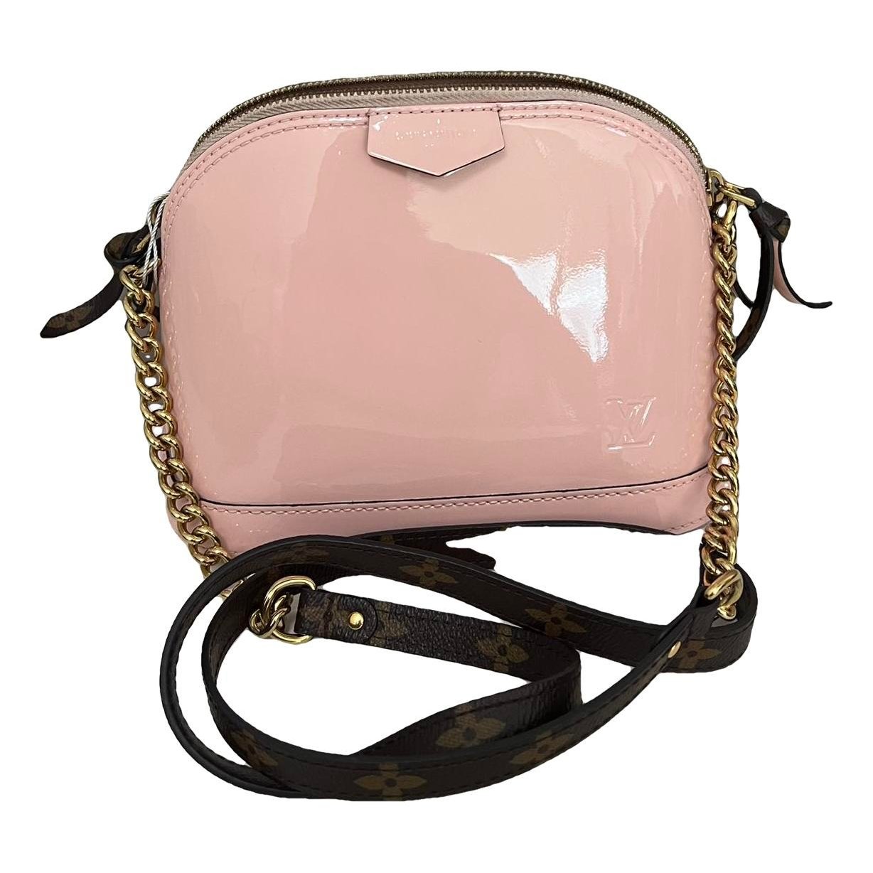 Patent leather handbag