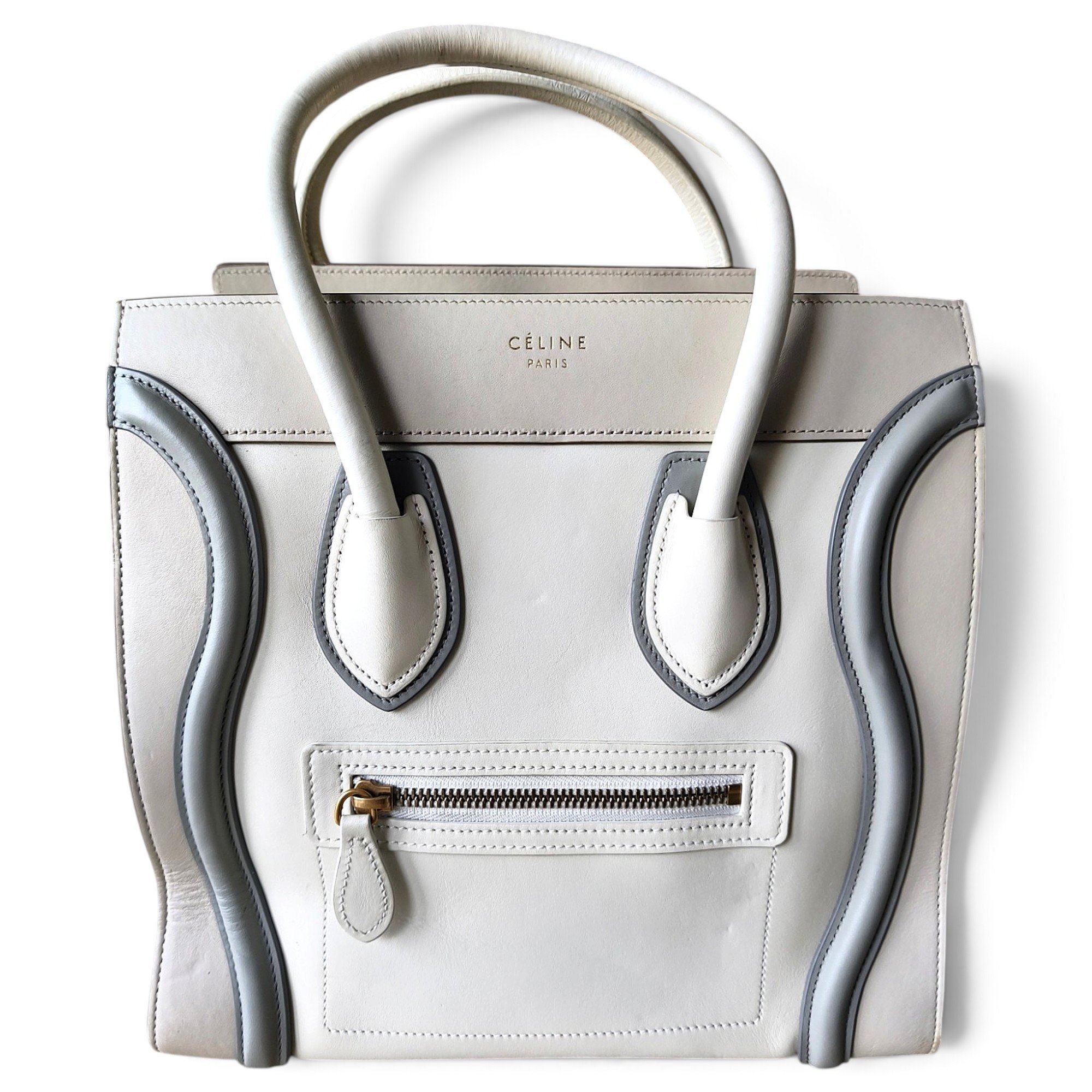 Luggage leather handbag