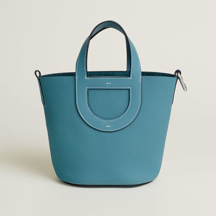 New Bleu Jean Hermès In-the-loop 18 Stitch Bag