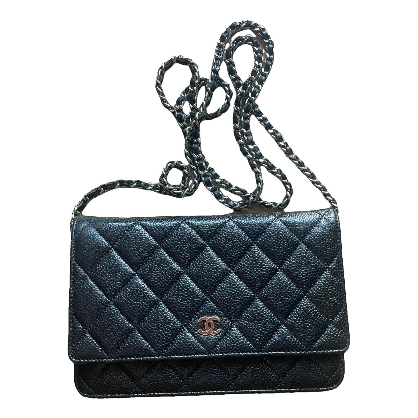 Wallet On Chain Timeless/Classique leather crossbody bag