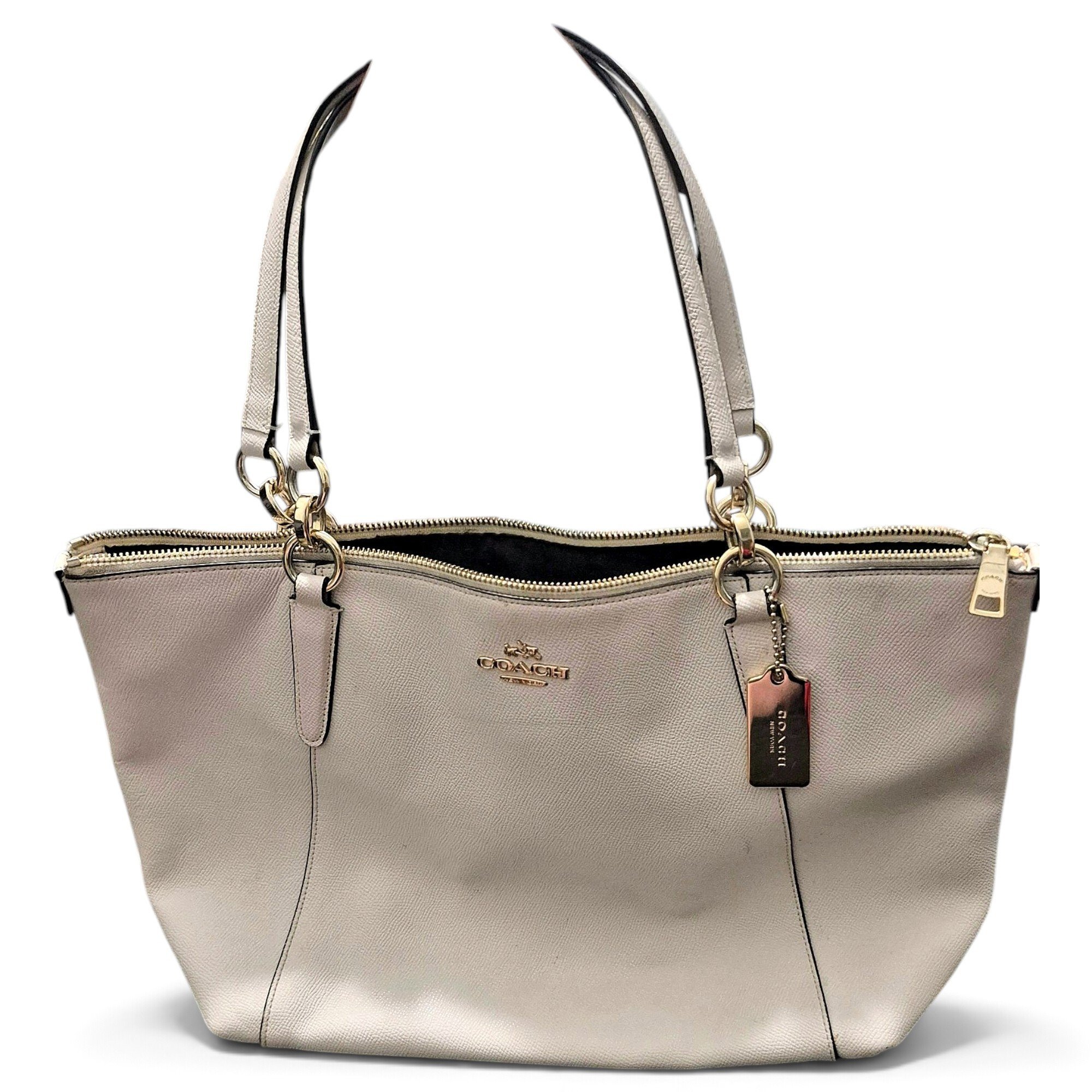 Leather tote
