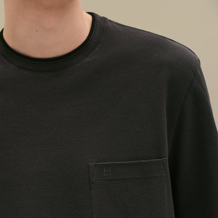 Vert Chrome "Piqures Sellier" T-shirt