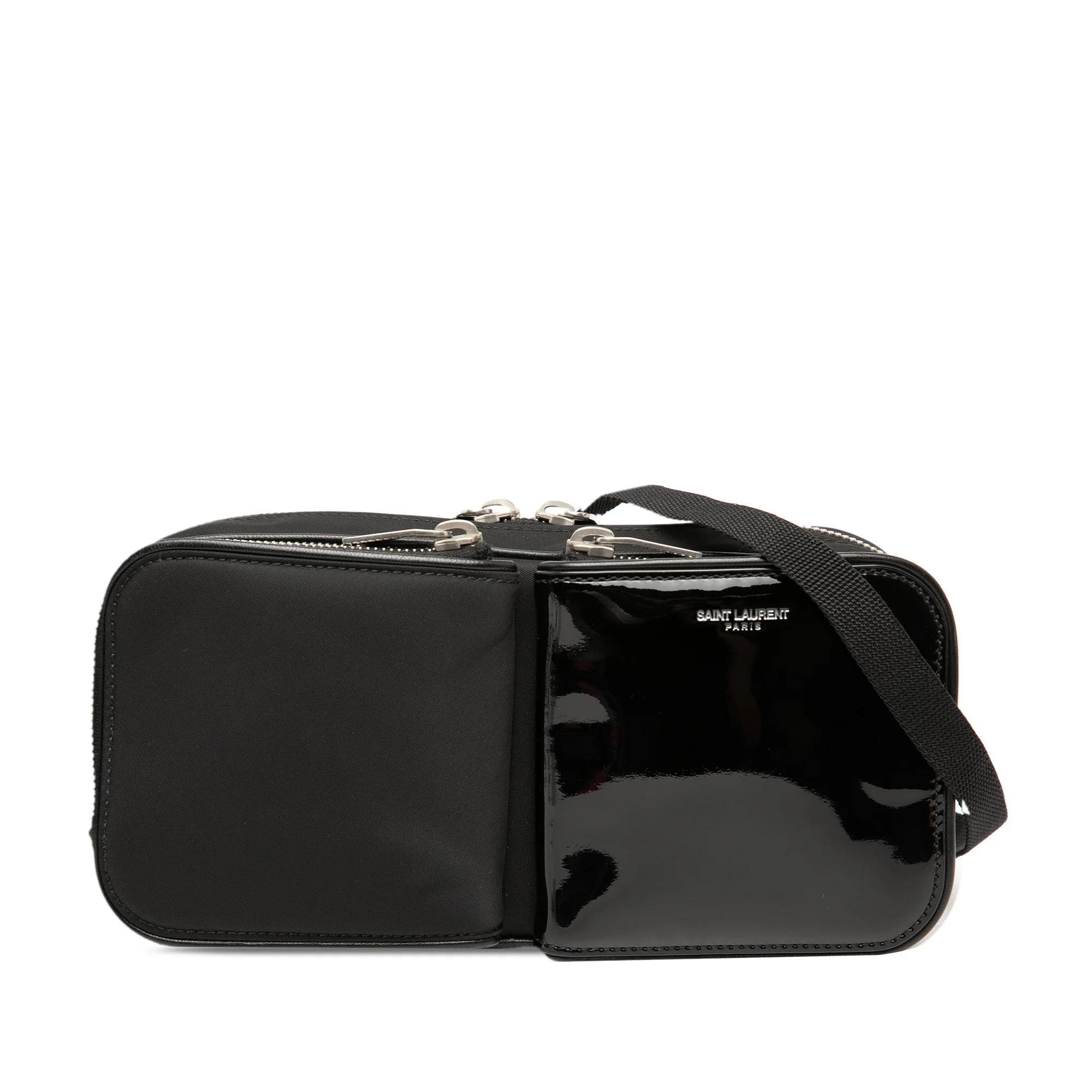 Patent leather crossbody bag
