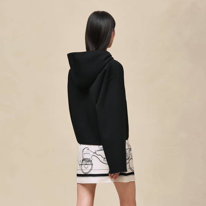 Noir Hooded Jacket