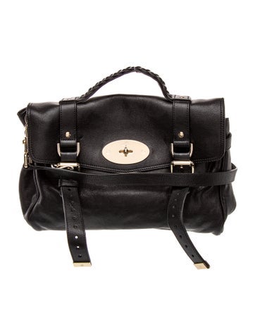Leather Top Handle Bag