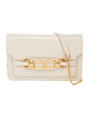 Embossed Leather Crossbody Bag